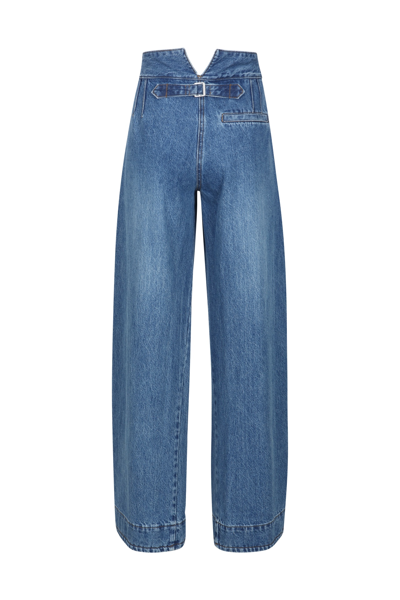 BACK SLIT DENIM BLUE (F25DB8061BL)