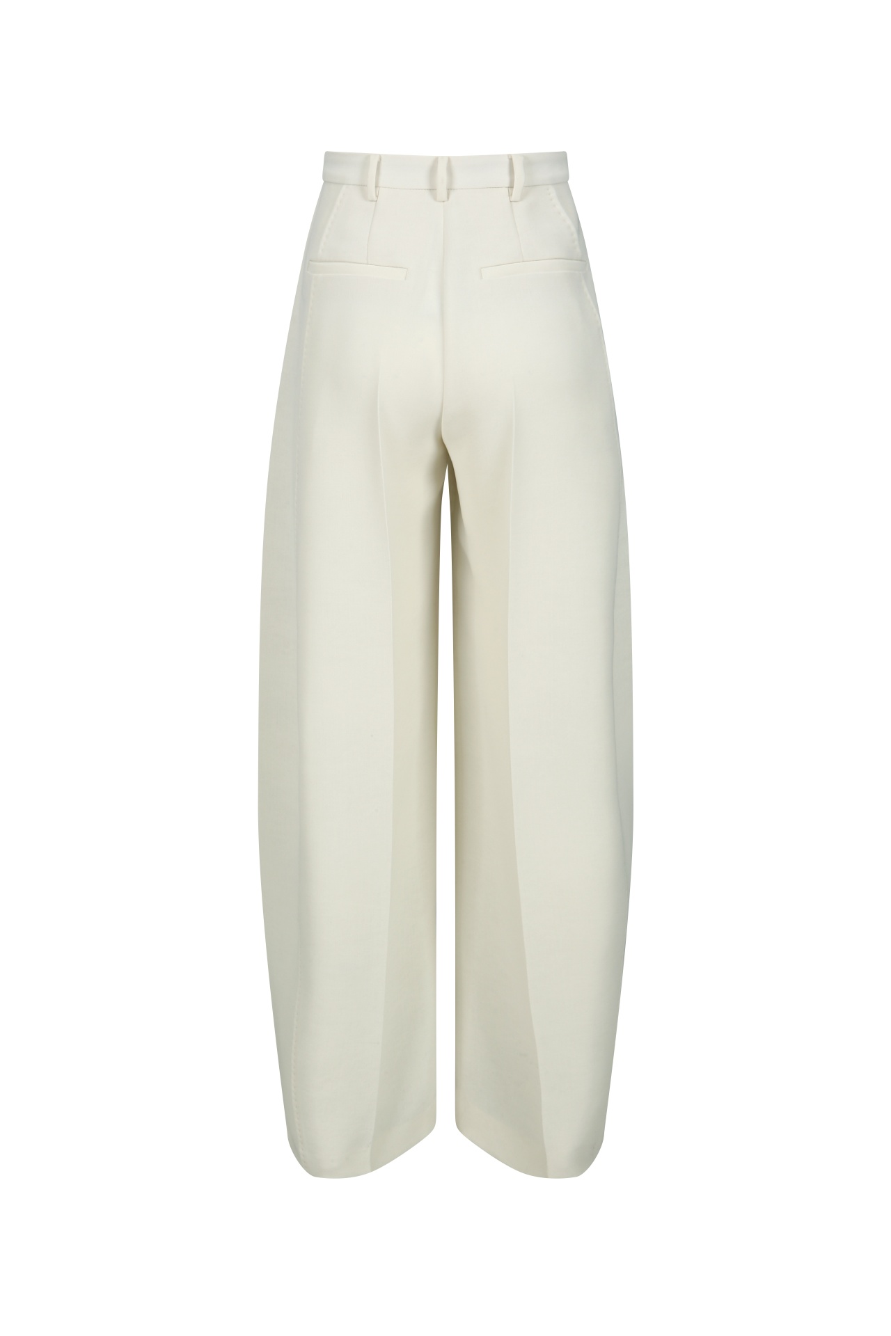 CURVED TAILORED PANTS IVORY (F25PT5171IV)