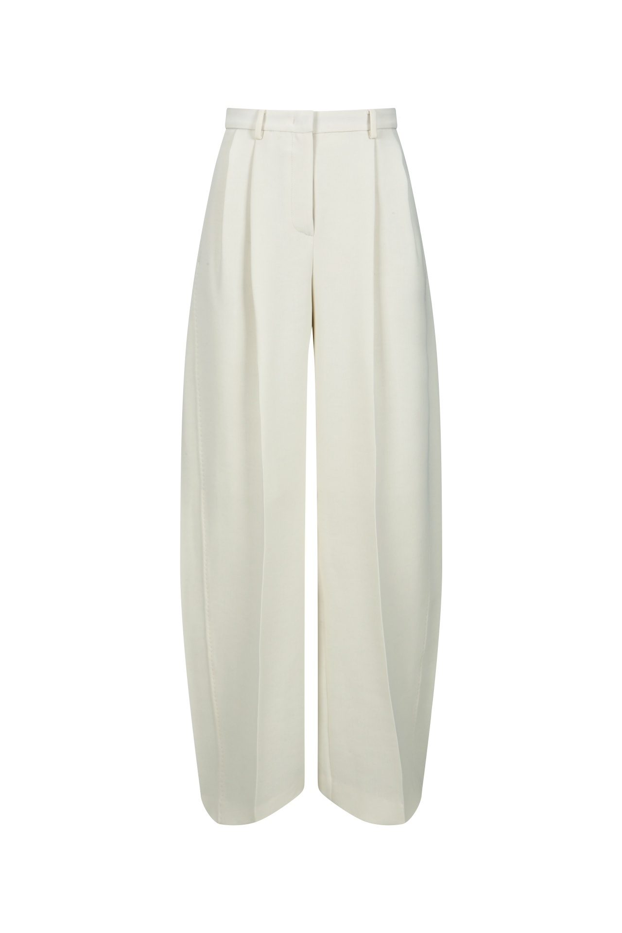 CURVED TAILORED PANTS IVORY (F25PT5171IV)