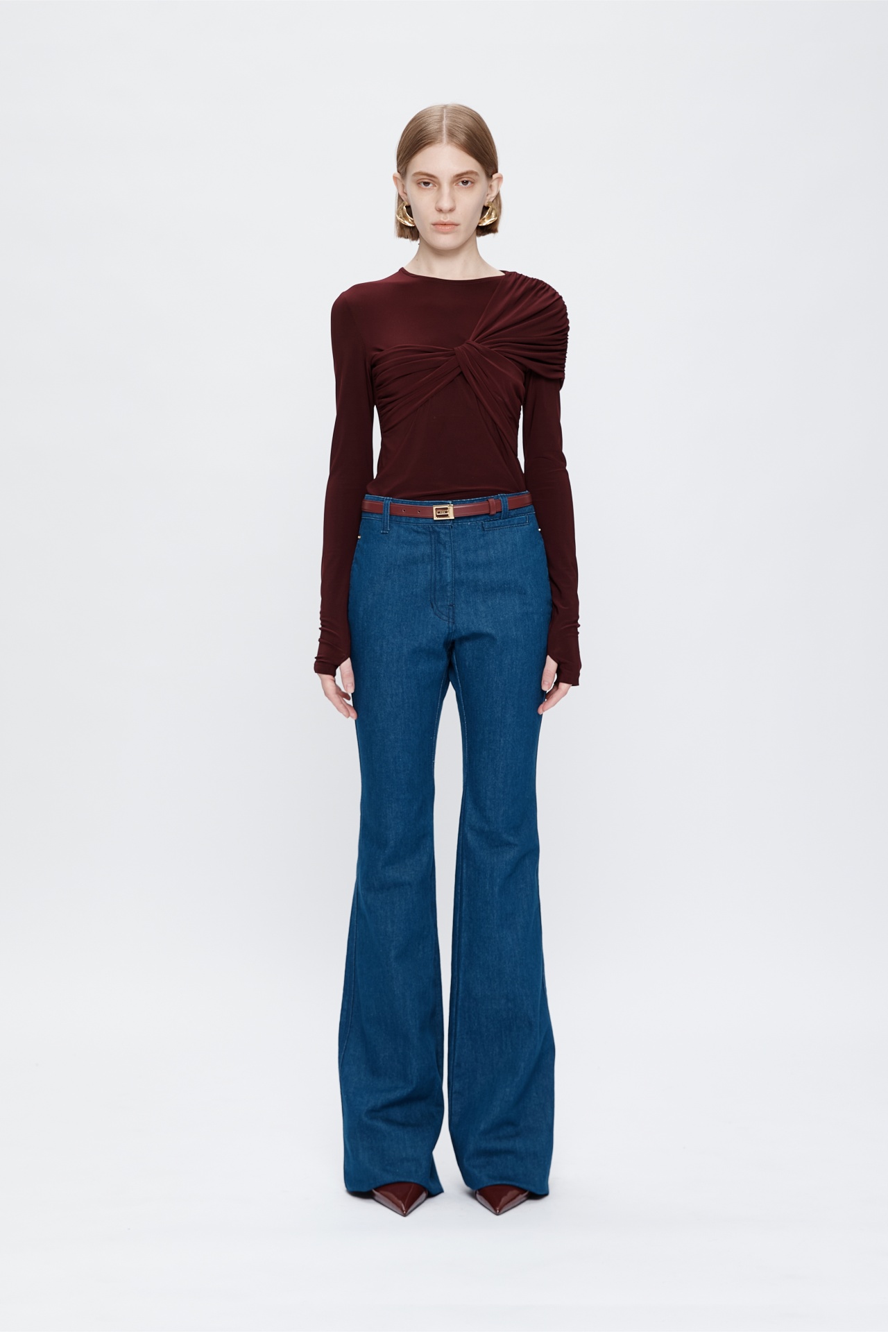 DRAPE CAPE TOP BURGUNDY (F25TO10121BD)