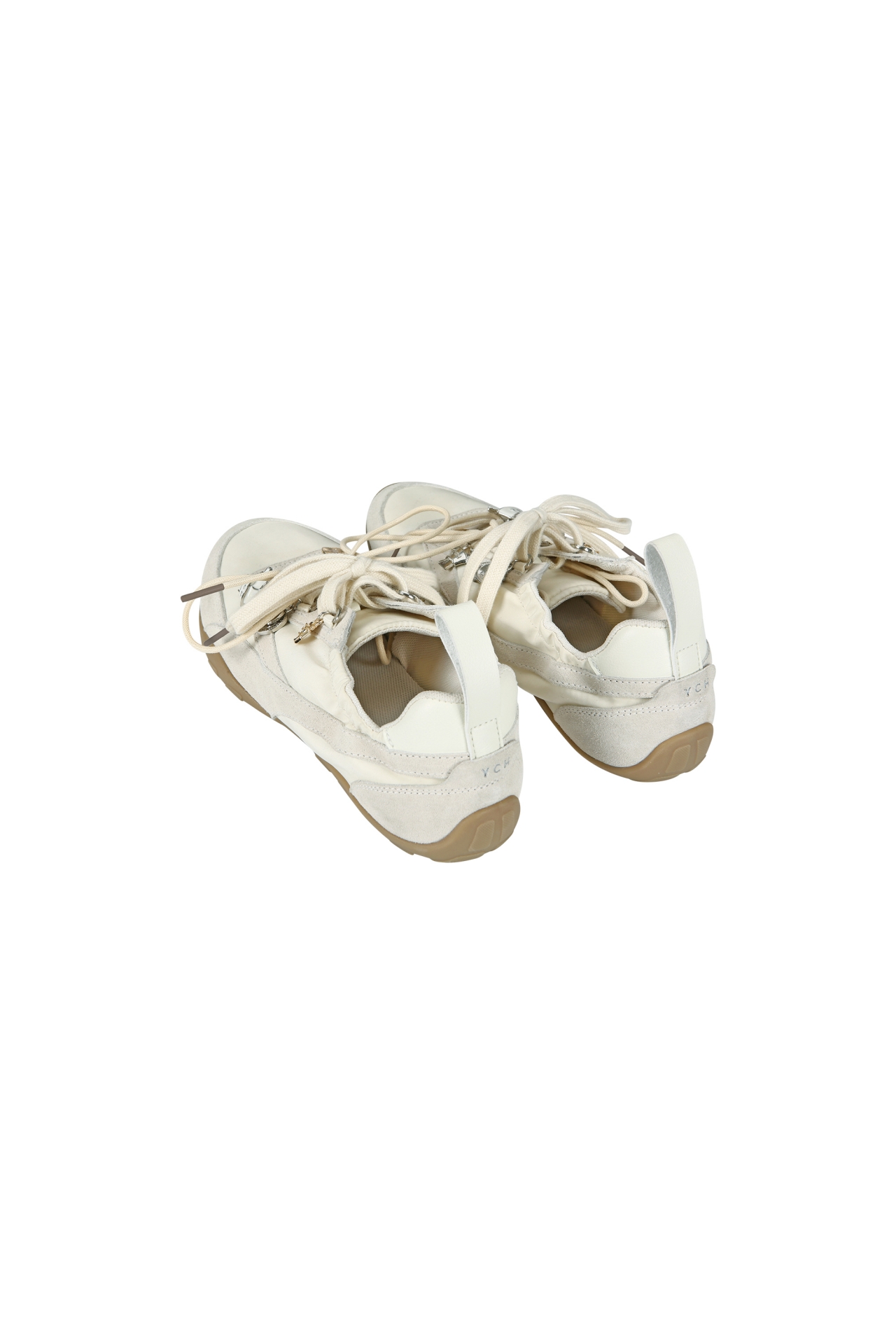 STUD-DETAIL LOW TOP SNEAKERS (F26AC12011IV)