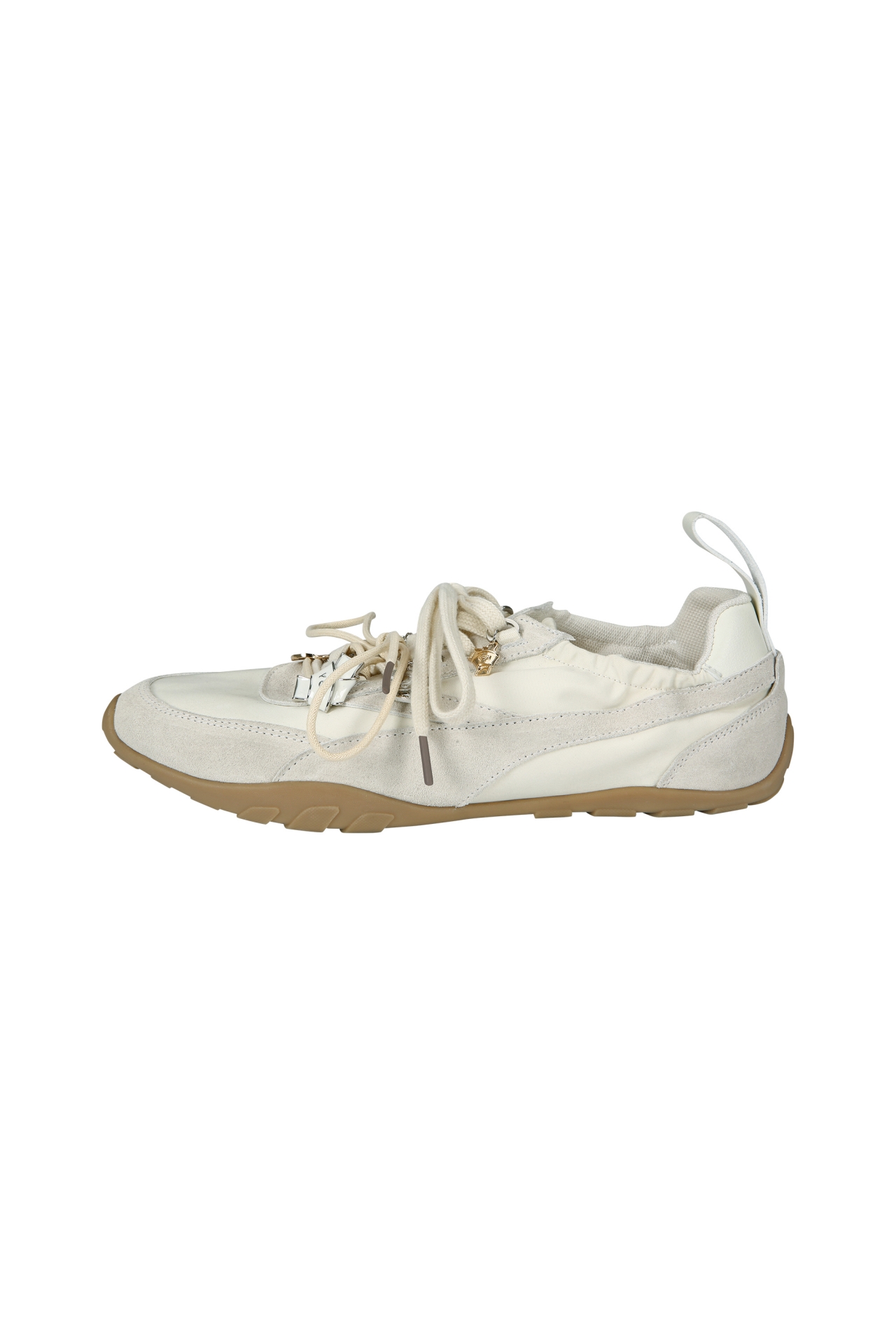 STUD-DETAIL LOW TOP SNEAKERS (F26AC12011IV)
