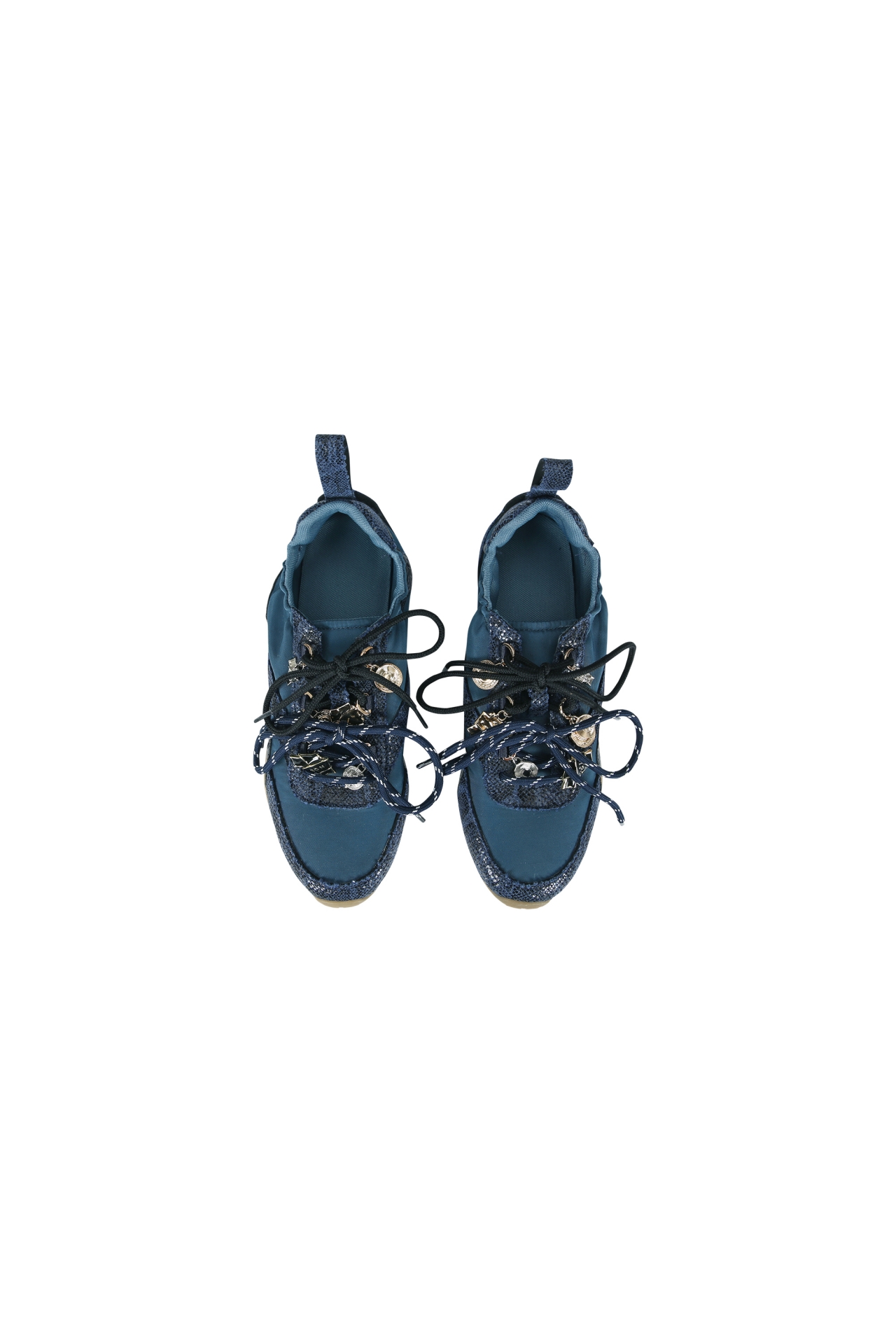 STUD-DETAIL LOW TOP SNEAKERS (F26AC12013NV)