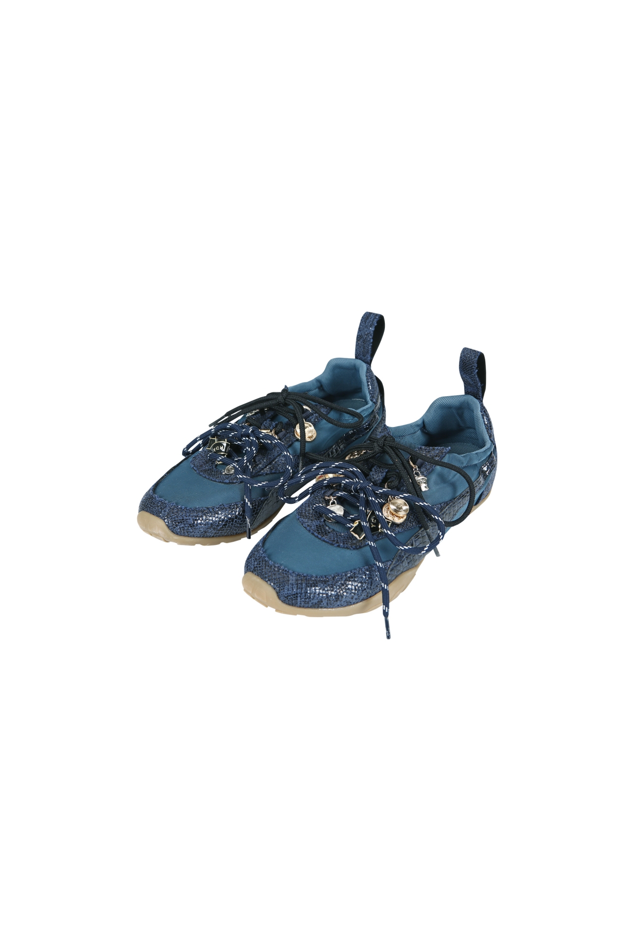 STUD-DETAIL LOW TOP SNEAKERS (F26AC12013NV)
