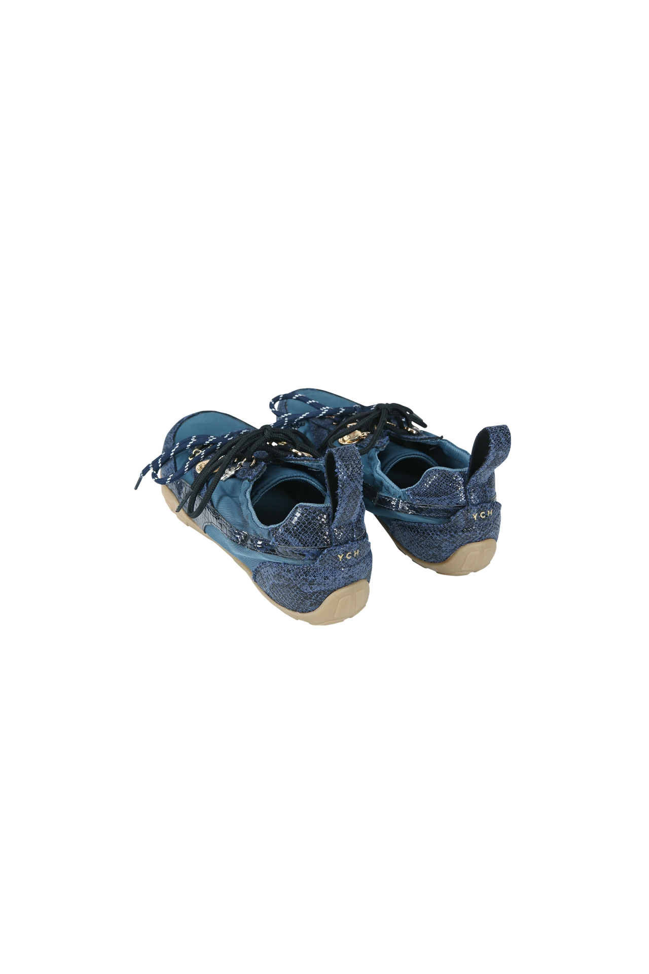 STUD-DETAIL LOW TOP SNEAKERS (F26AC12013NV)