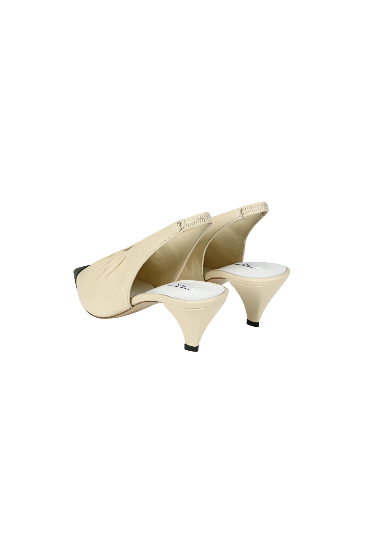 RUCHED SLINGBACK PUMPS (F26AC12041BE)