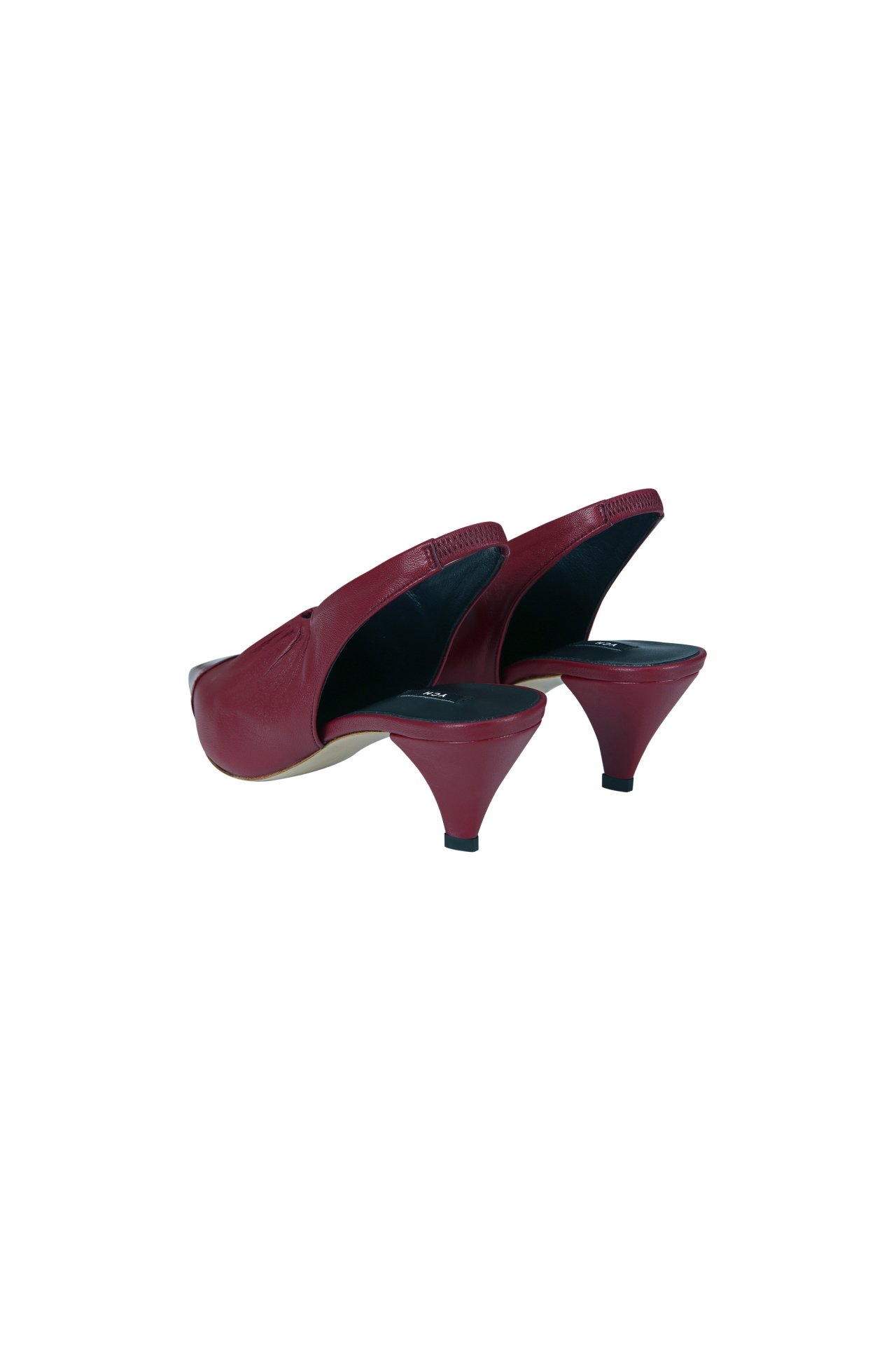 RUCHED SLINGBACK PUMPS (F26AC12041RD)