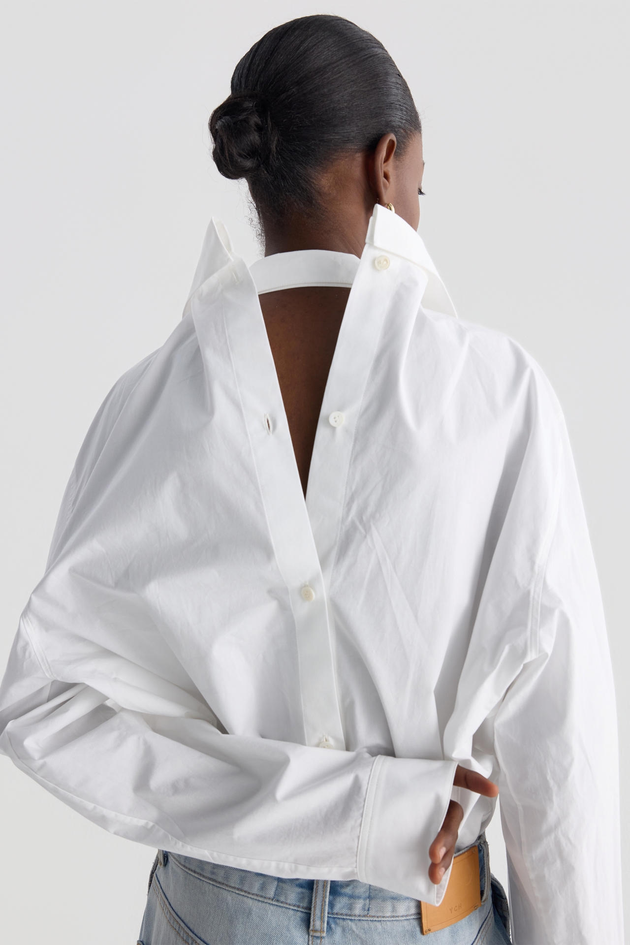 DOUBLE-COLLAR SHIRT (F26BL4011WH)