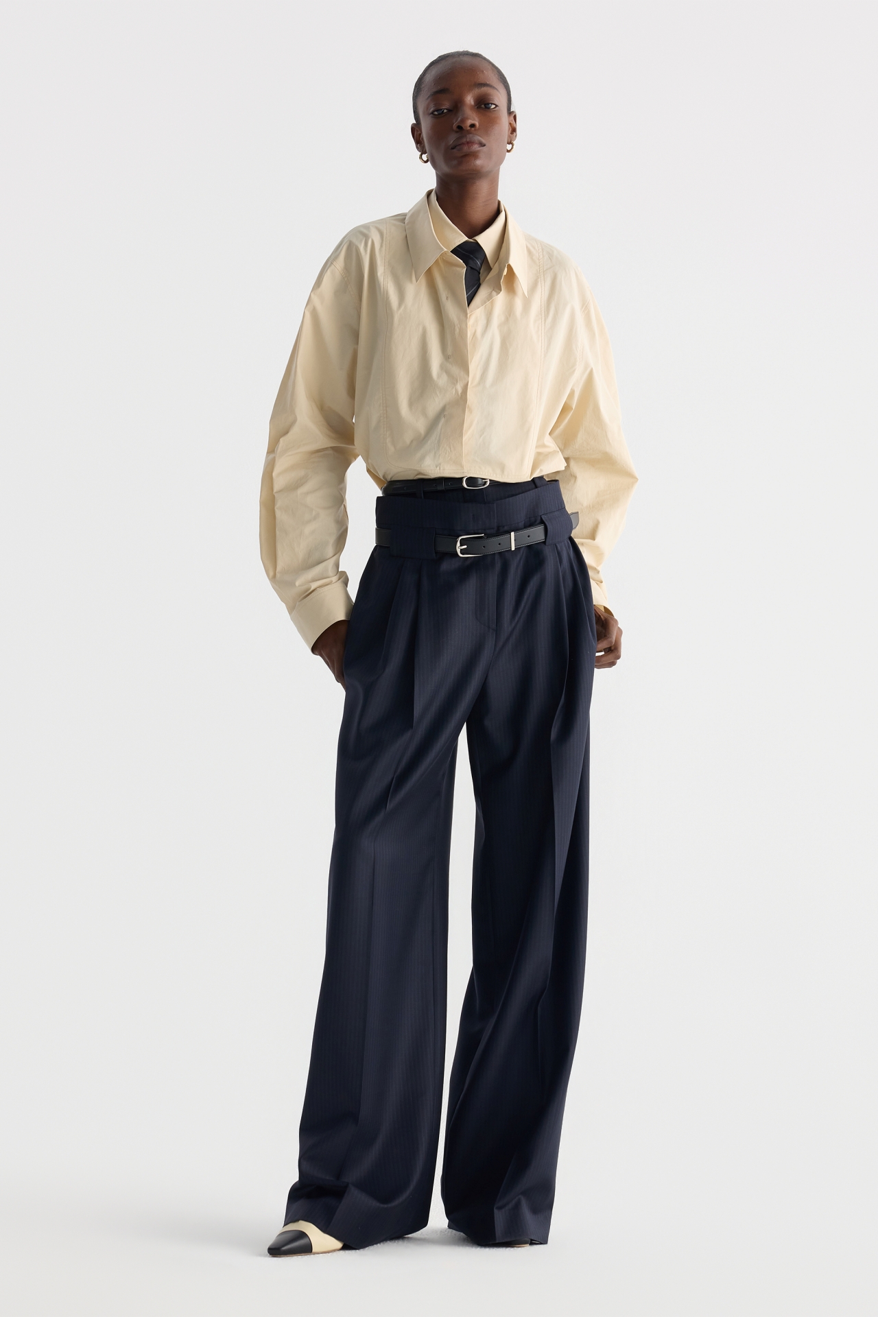 DOUBLE-COLLAR SHIRT (F26BL4012BE)