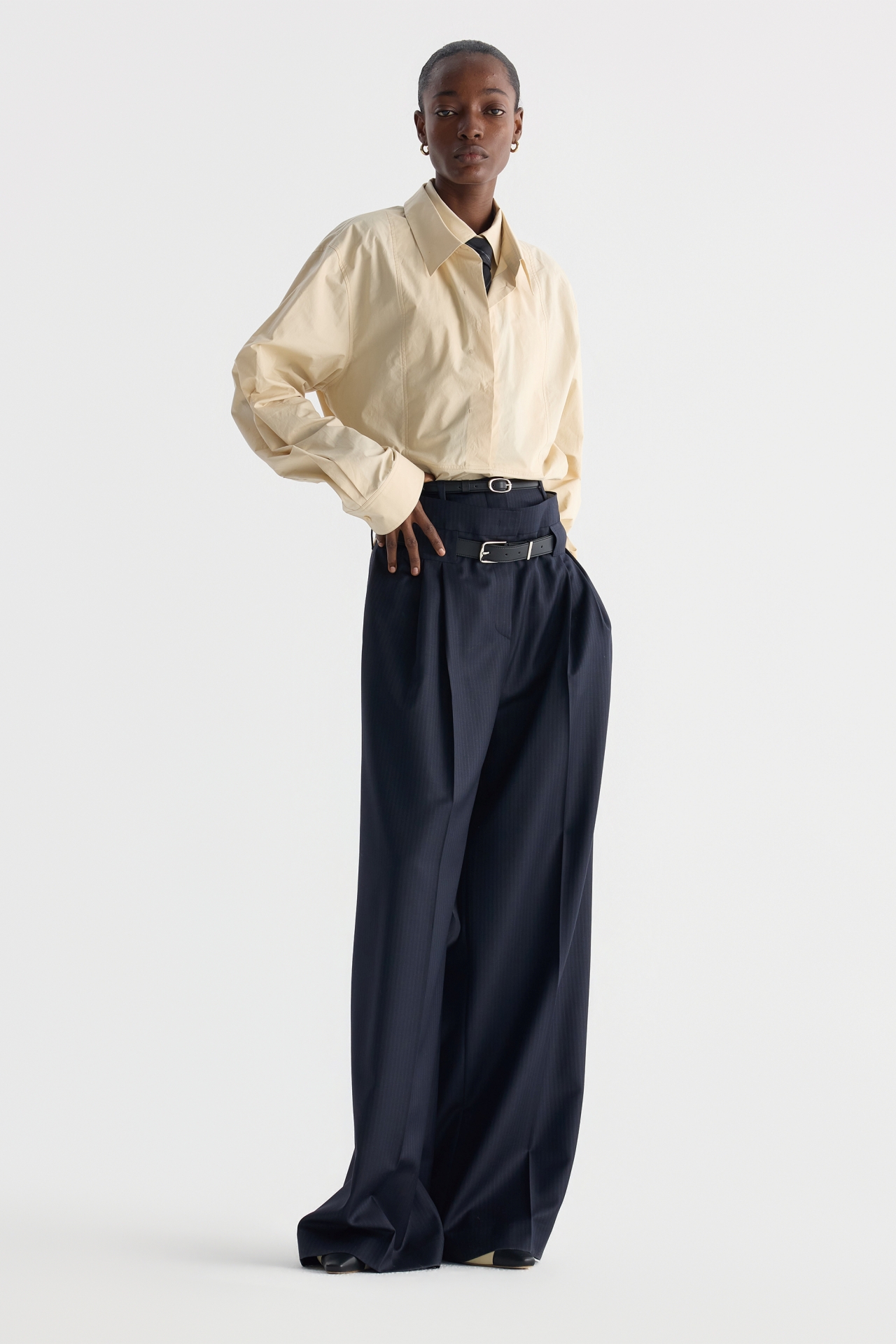 DOUBLE-COLLAR SHIRT (F26BL4012BE)