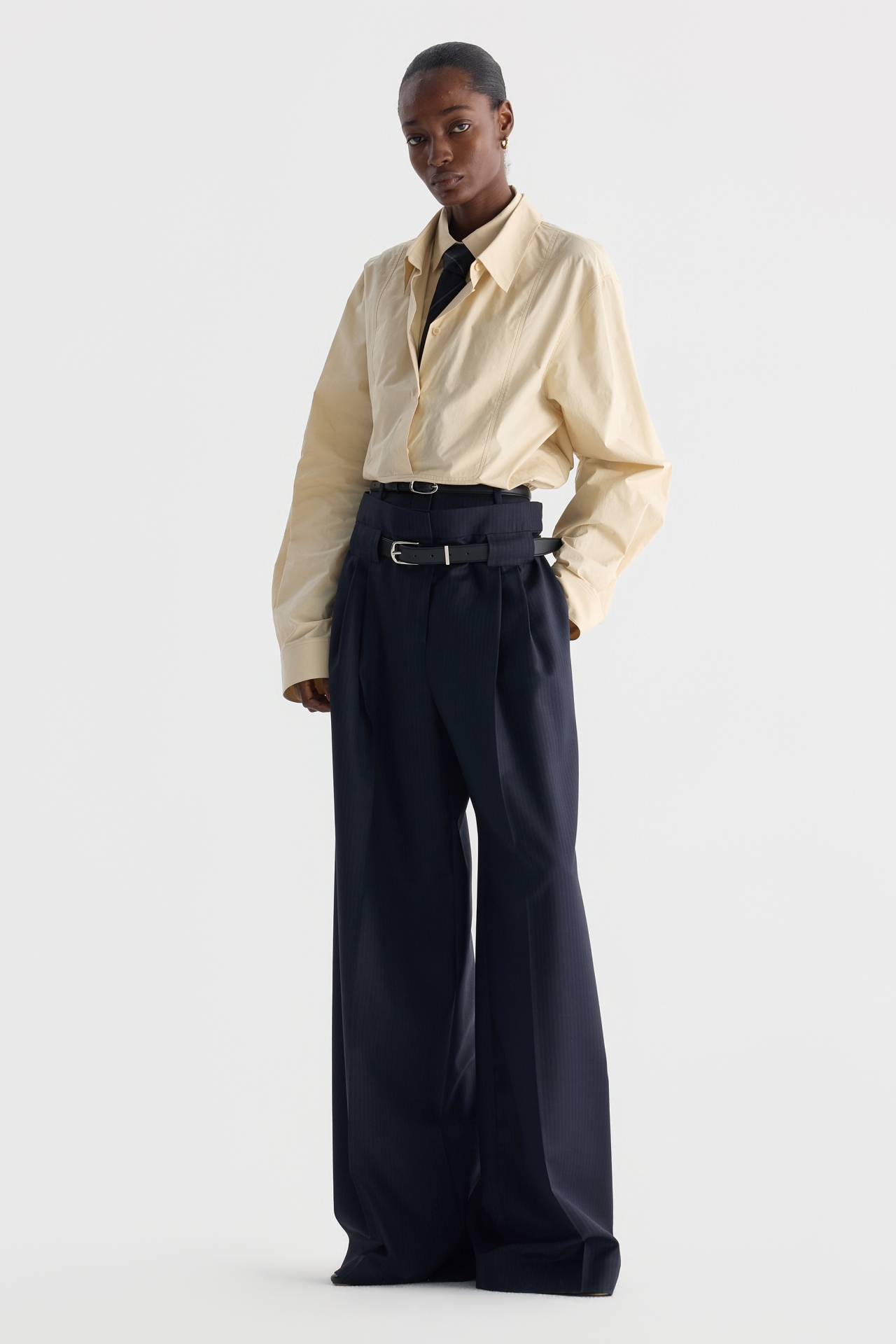 DOUBLE-COLLAR SHIRT (F26BL4012BE)