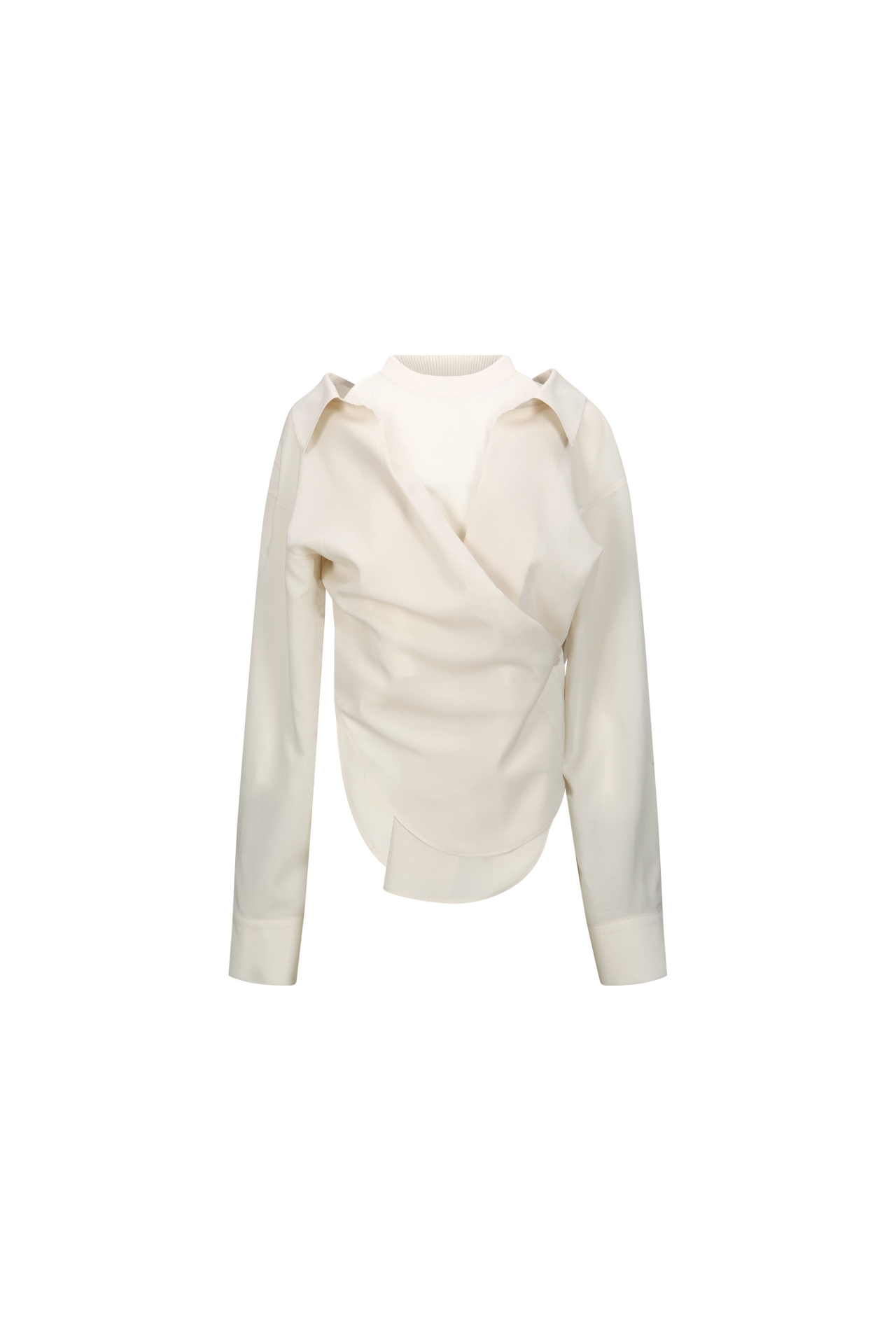 DETACHABLE-LAYER SHIRT (F26BL4021IV)