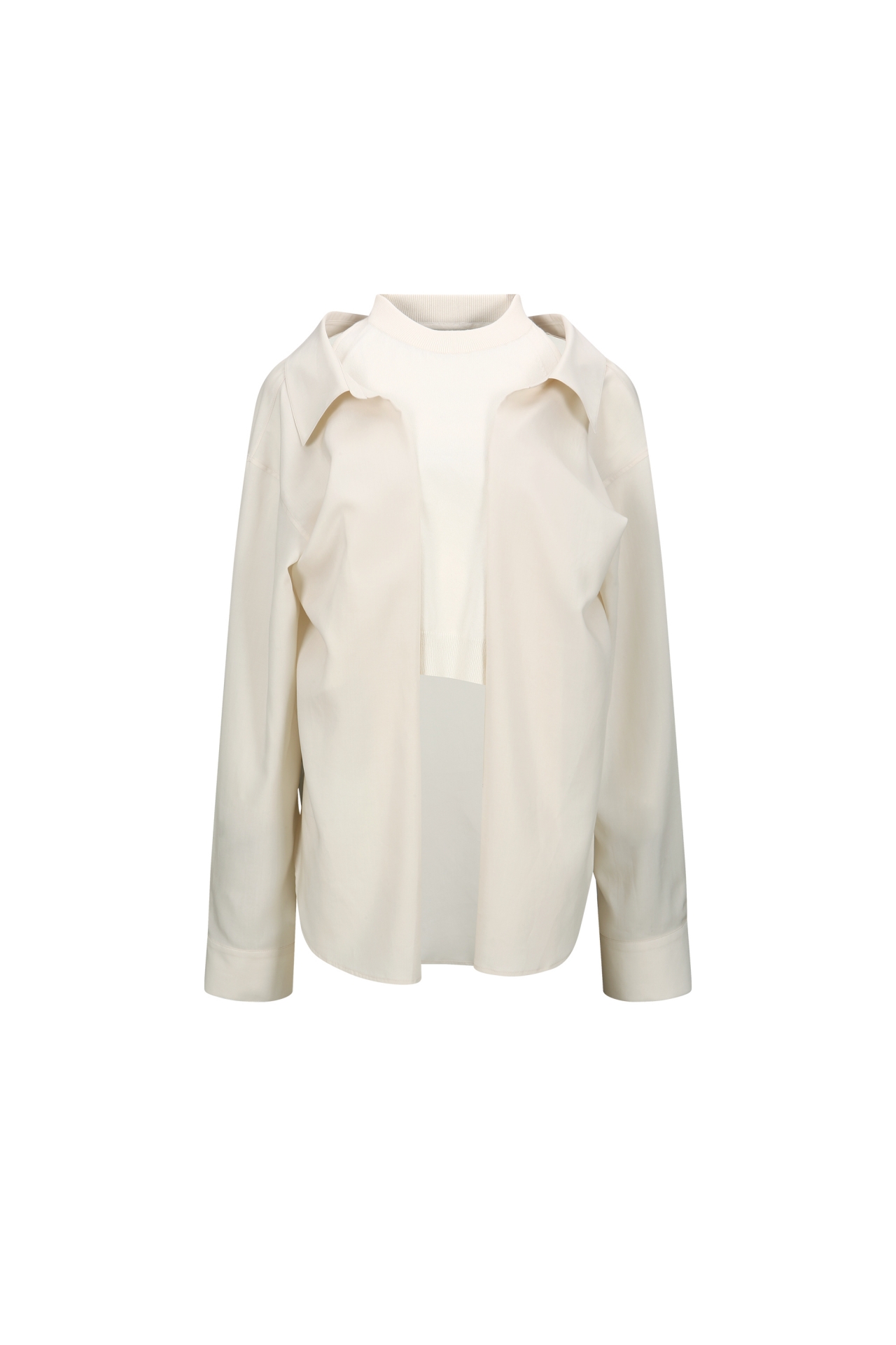 DETACHABLE-LAYER SHIRT (F26BL4021IV)