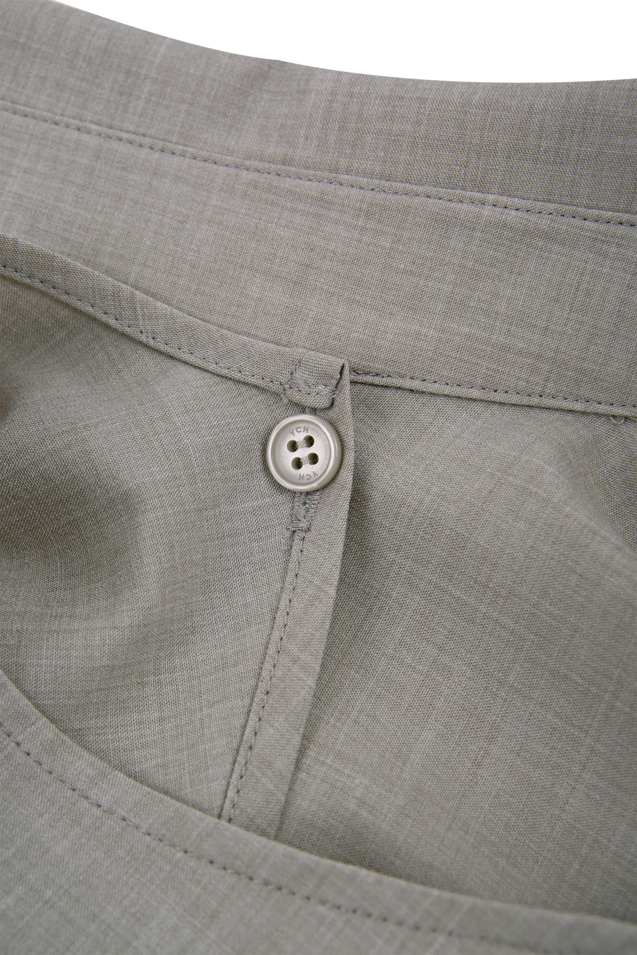ASYMMETRICAL COLLAR DETAIL SHIRT (F26BL4062GY)