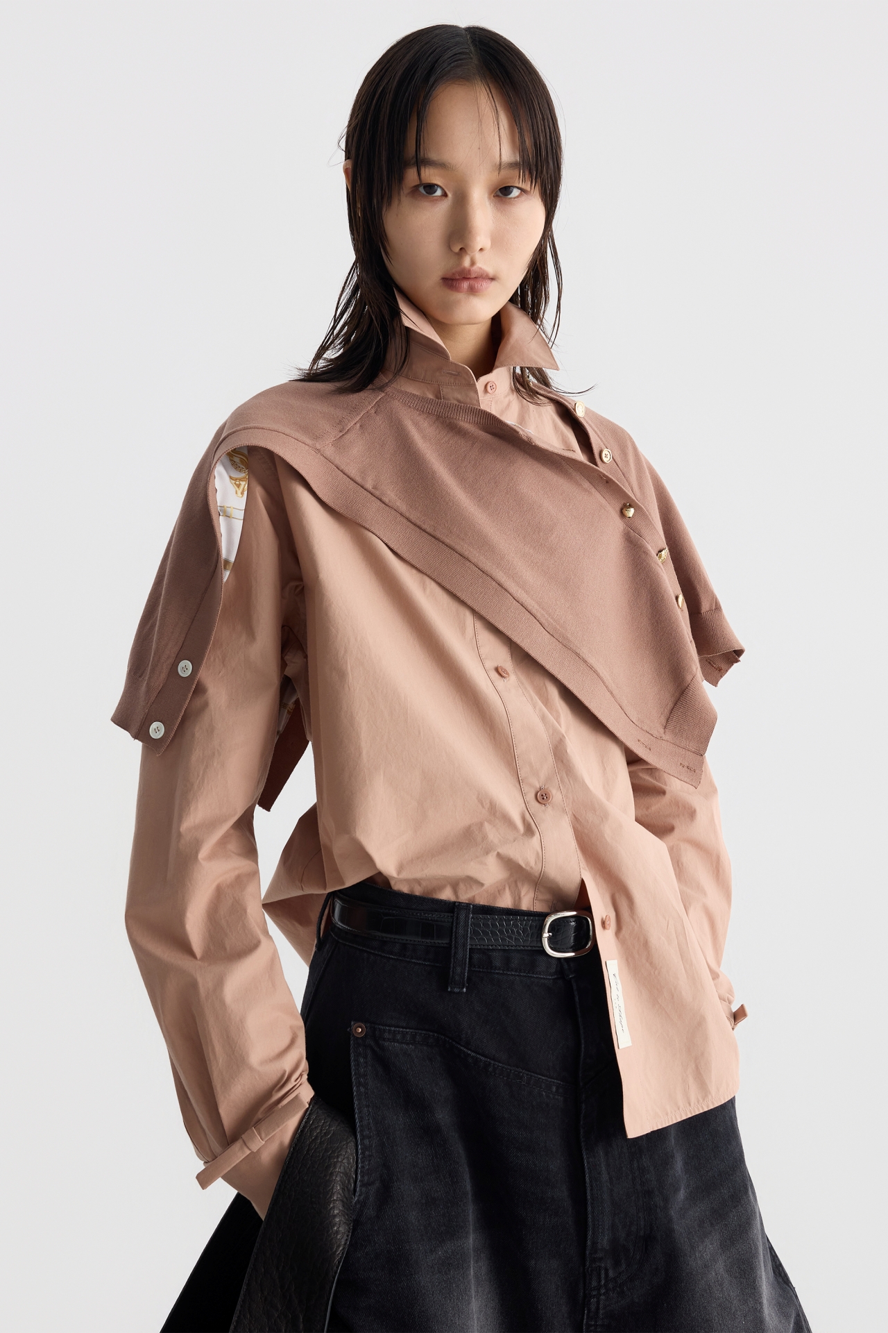 BOW DETAIL SHIRT (F26BL4102BR)