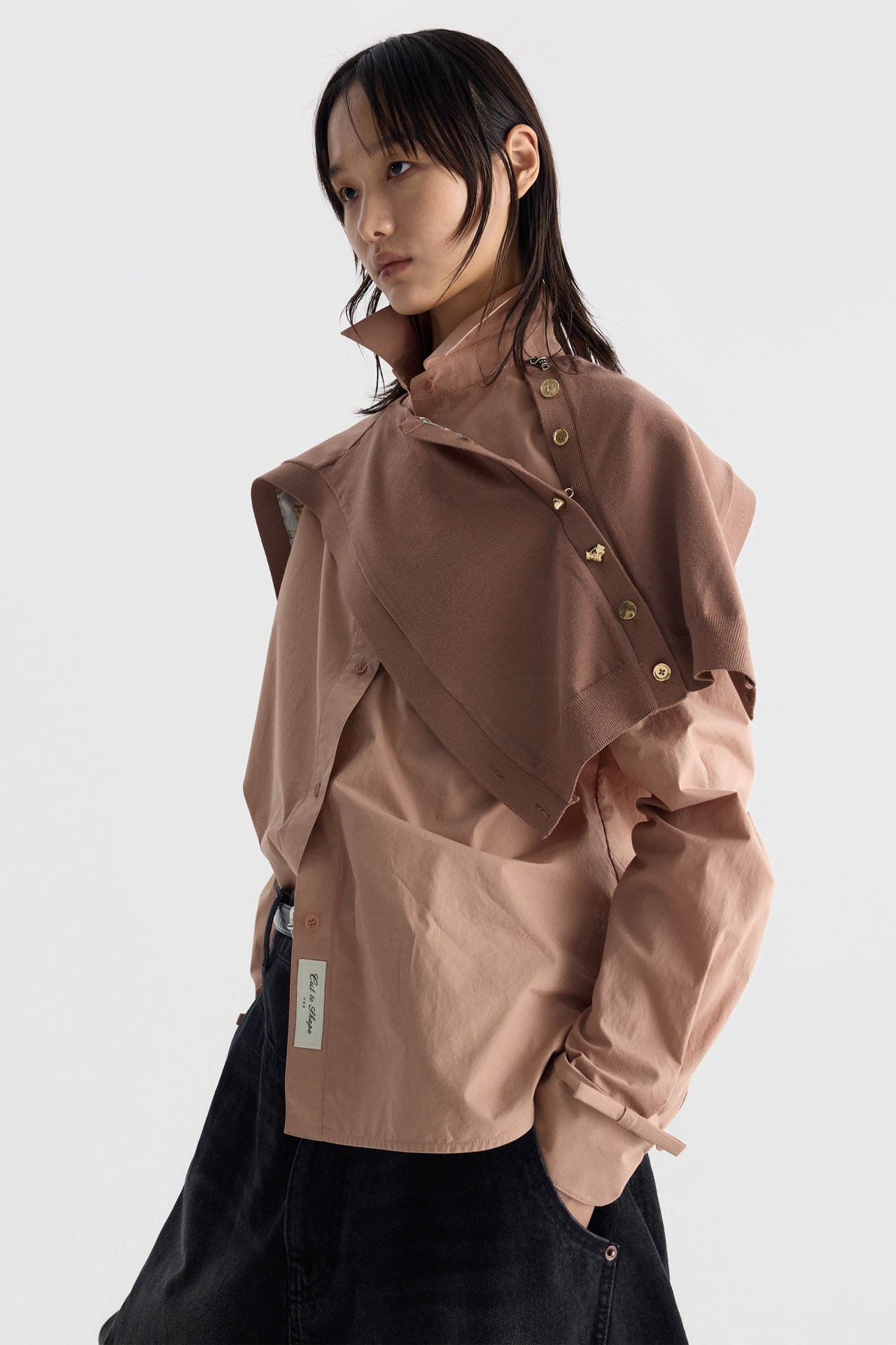 BOW DETAIL SHIRT (F26BL4102BR)