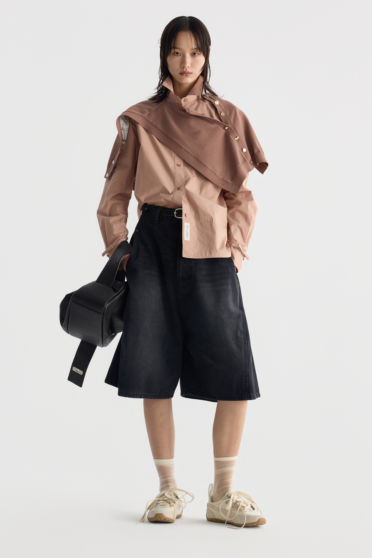 BOW DETAIL SHIRT (F26BL4102BR)