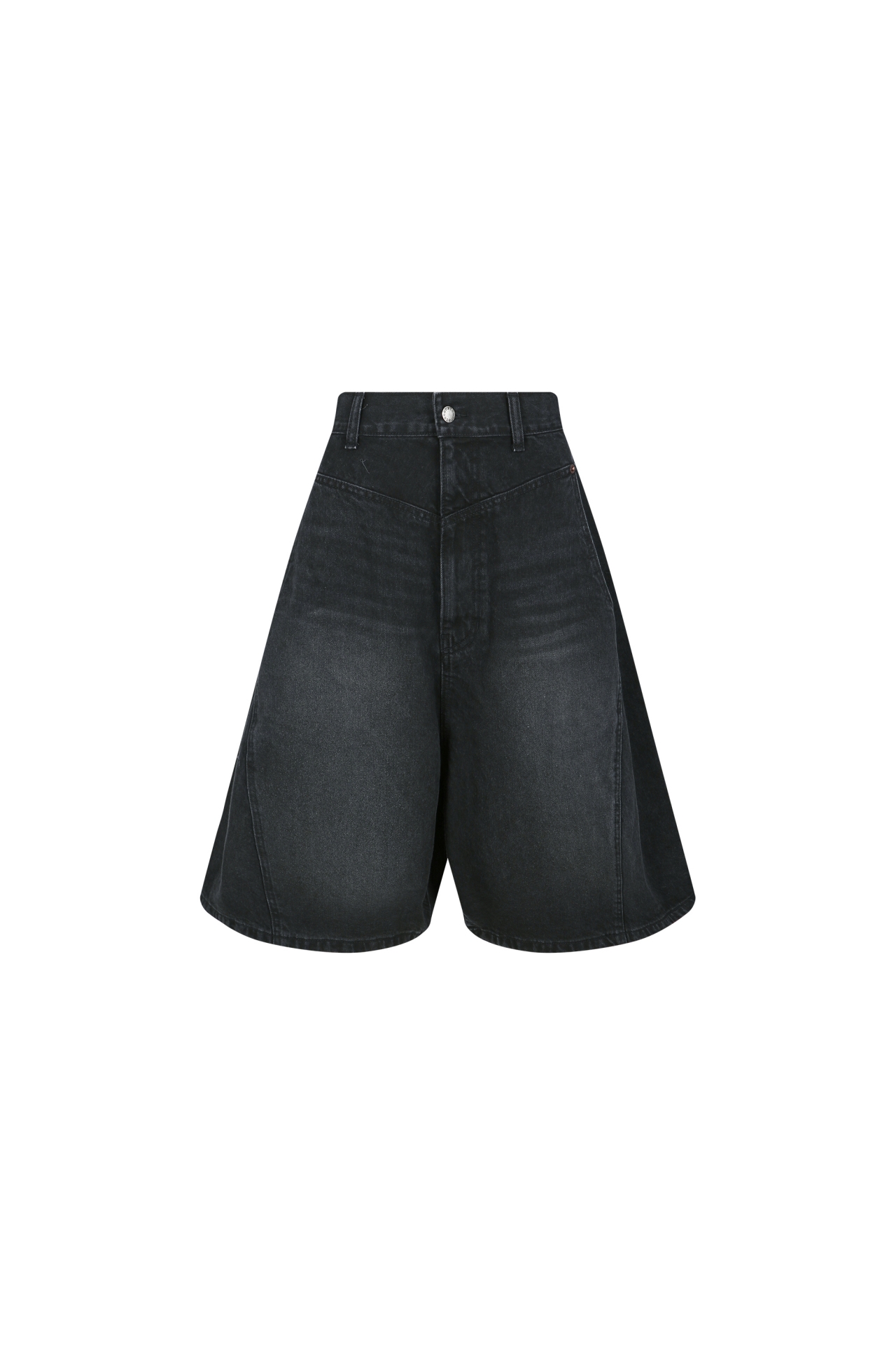 A-LINE DENIM SHORTS (F26DB8042BK)