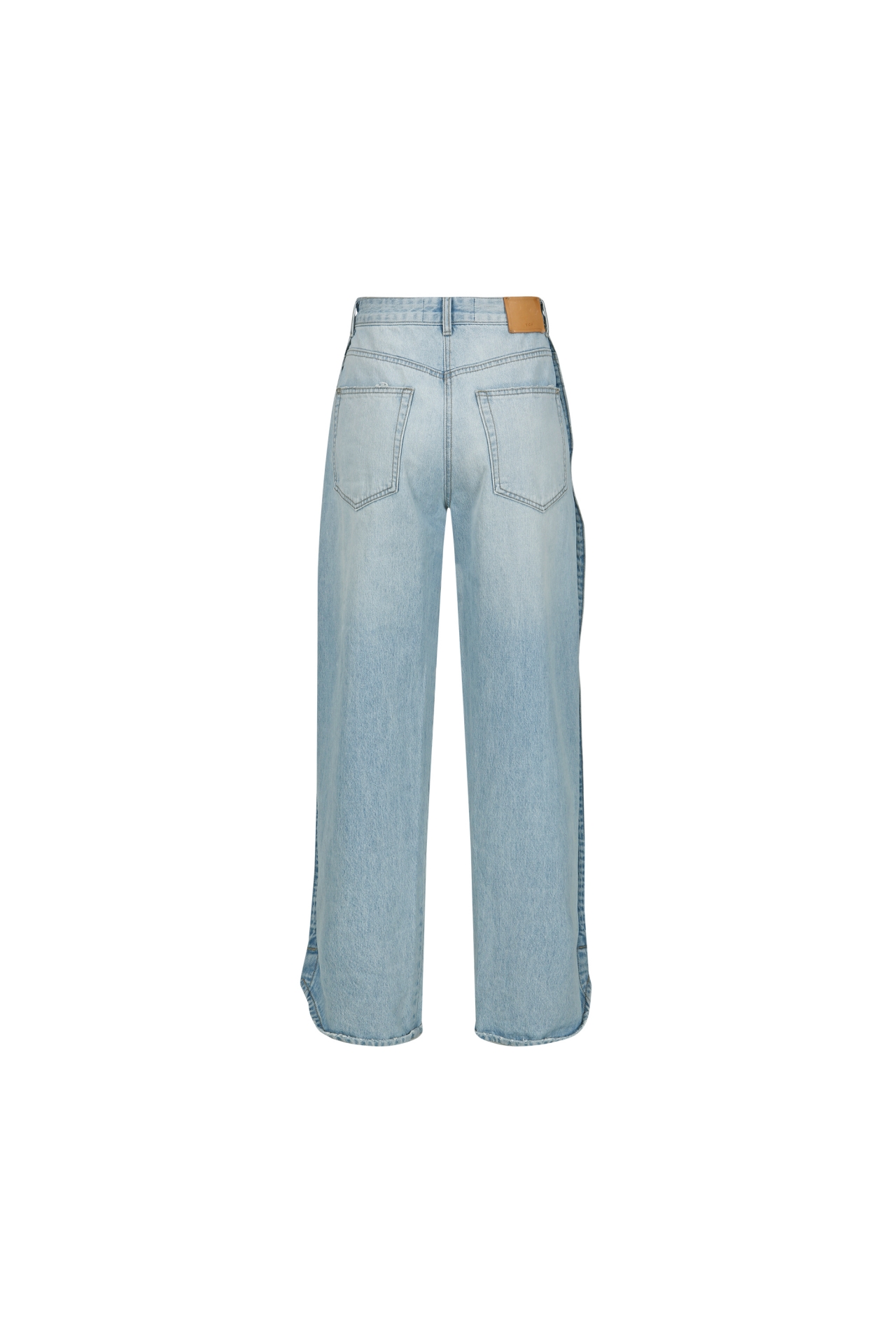 HIGH-WAIST WASHED JEANS (F26DB8061BL)