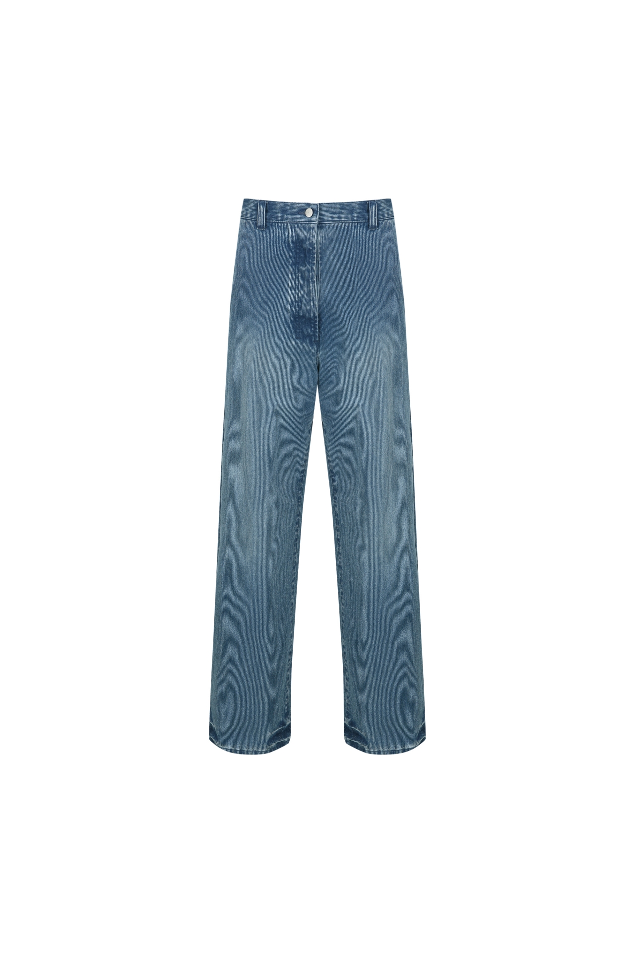 STRAIGHT-LEG CORDUROY DENIM PANTS (F26DB8081BL)