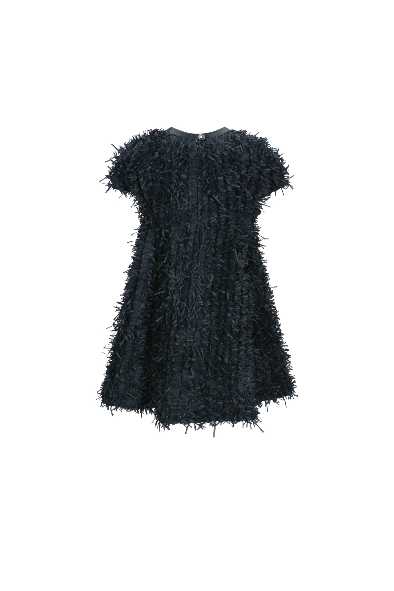 FRINGE MINI DRESS (F26DJ7012BK)