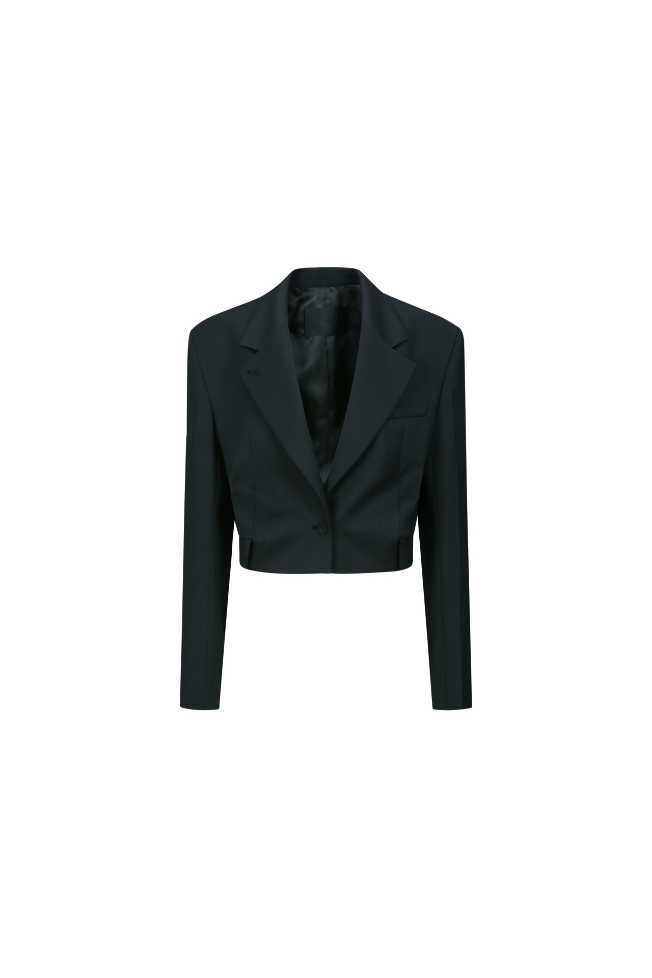 WOOL-BLEND CROPPED JACKET (F26JK2011BK)