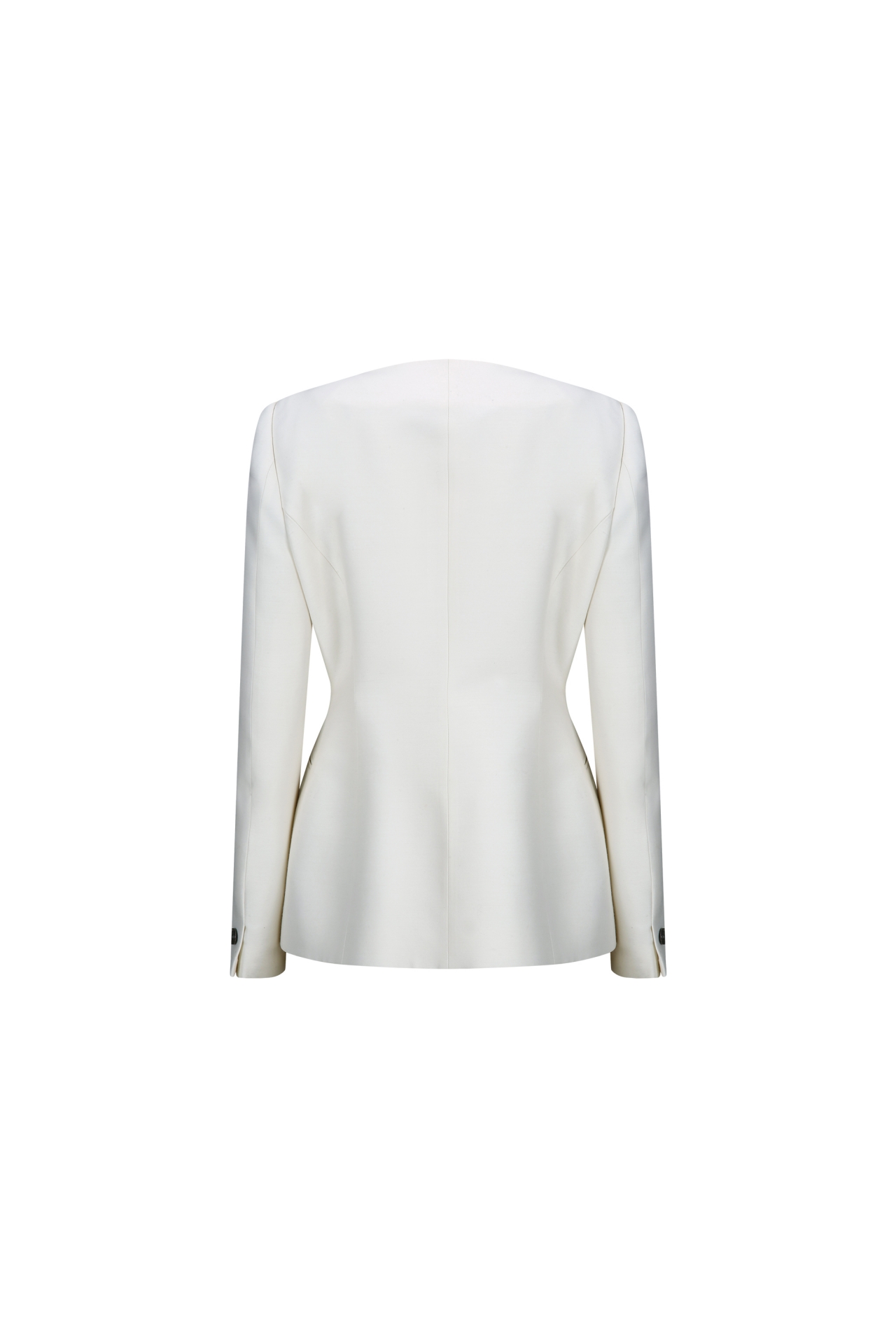 COLLARLESS TAILORED JACKET (F26JK2031IV)