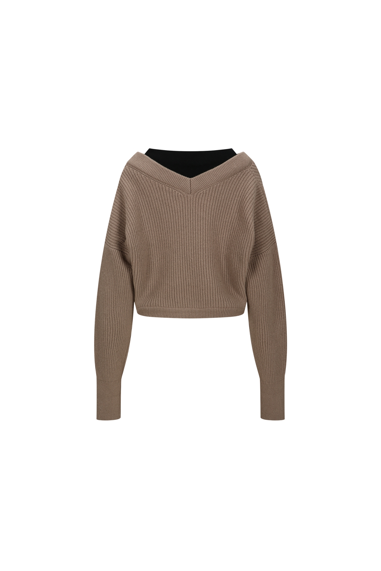 WOOL-BLEND KNIT CARDIGAN (F26KT9031BE)