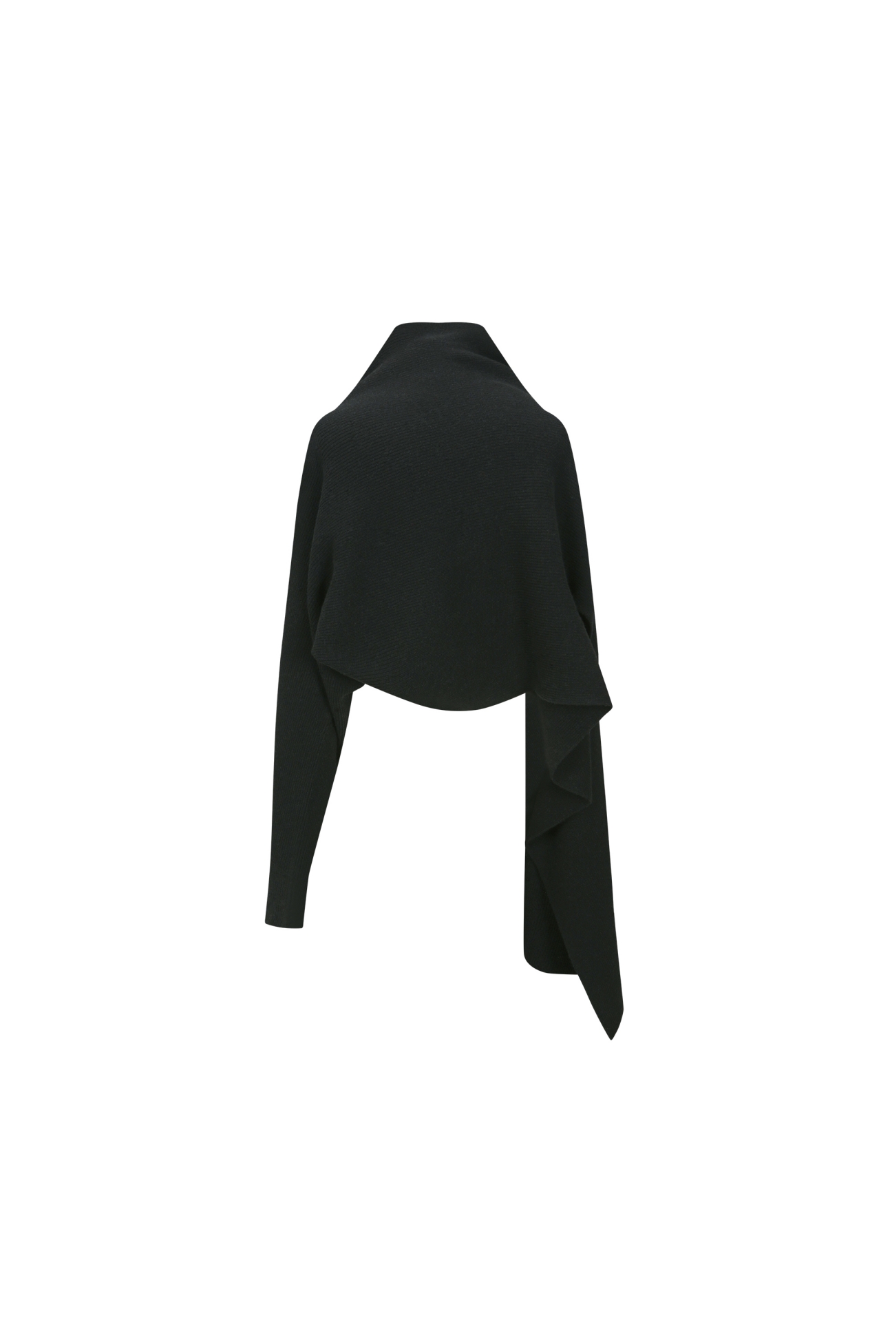 ONE-SLEEVE SHAWL (F26KT9091BK)