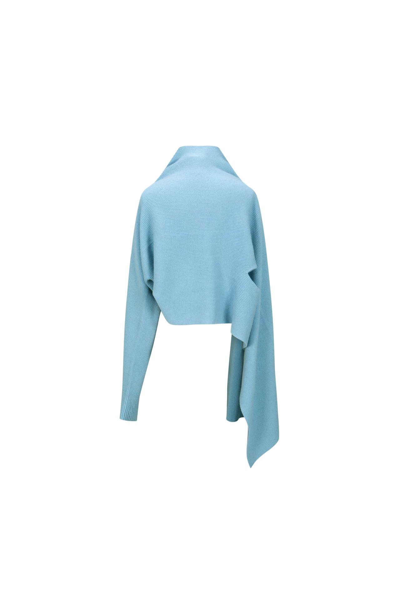 ONE-SLEEVE SHAWL (F26KT9091BL)