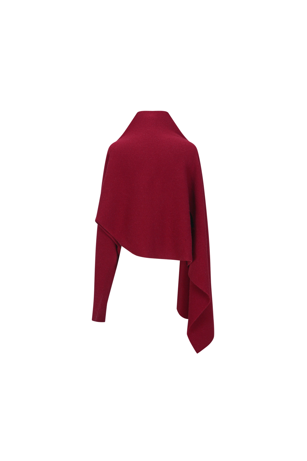 ONE-SLEEVE SHAWL (F26KT9091RD)