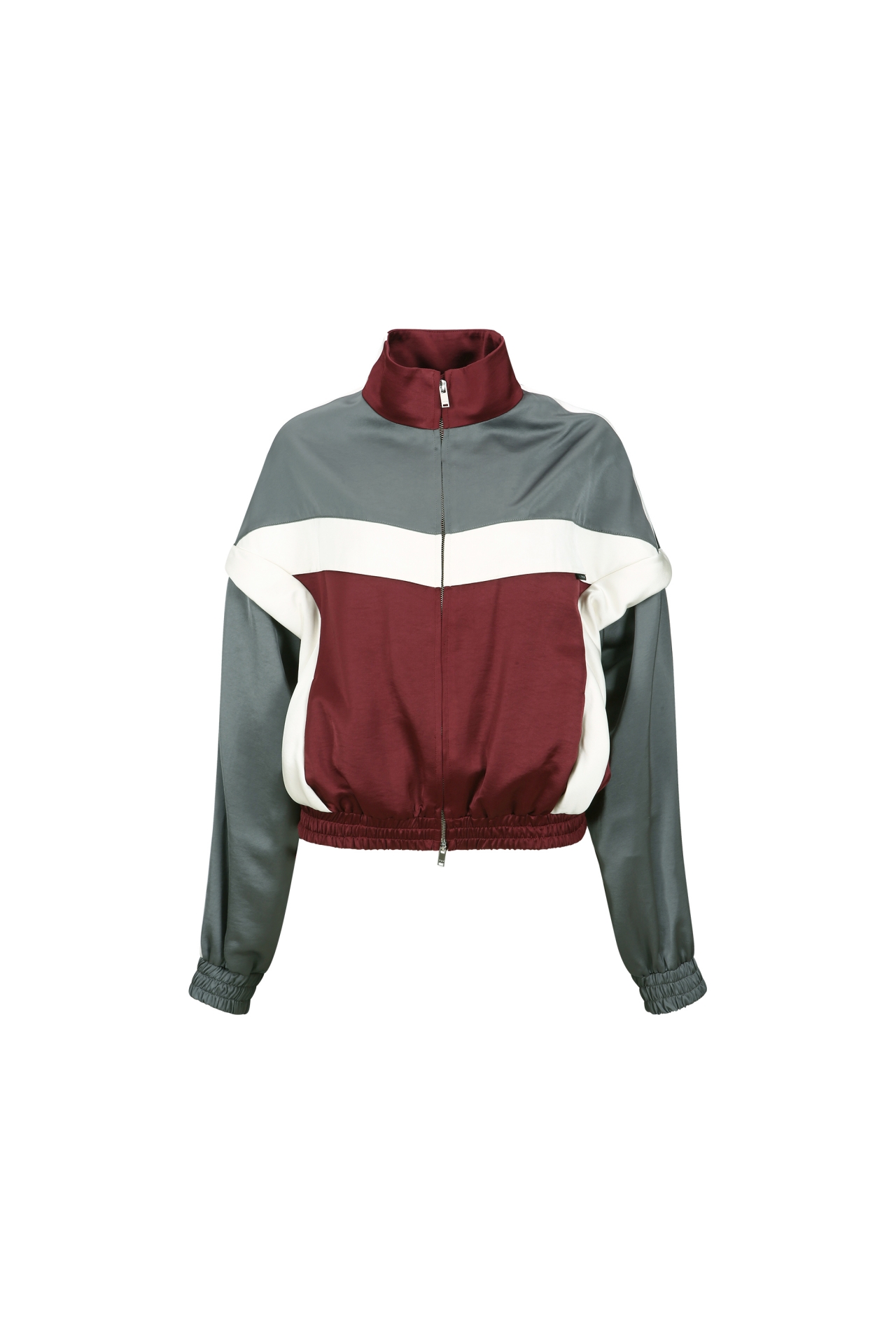 BLOCKED ZIP-UP JACKET (F26OT0021BD)