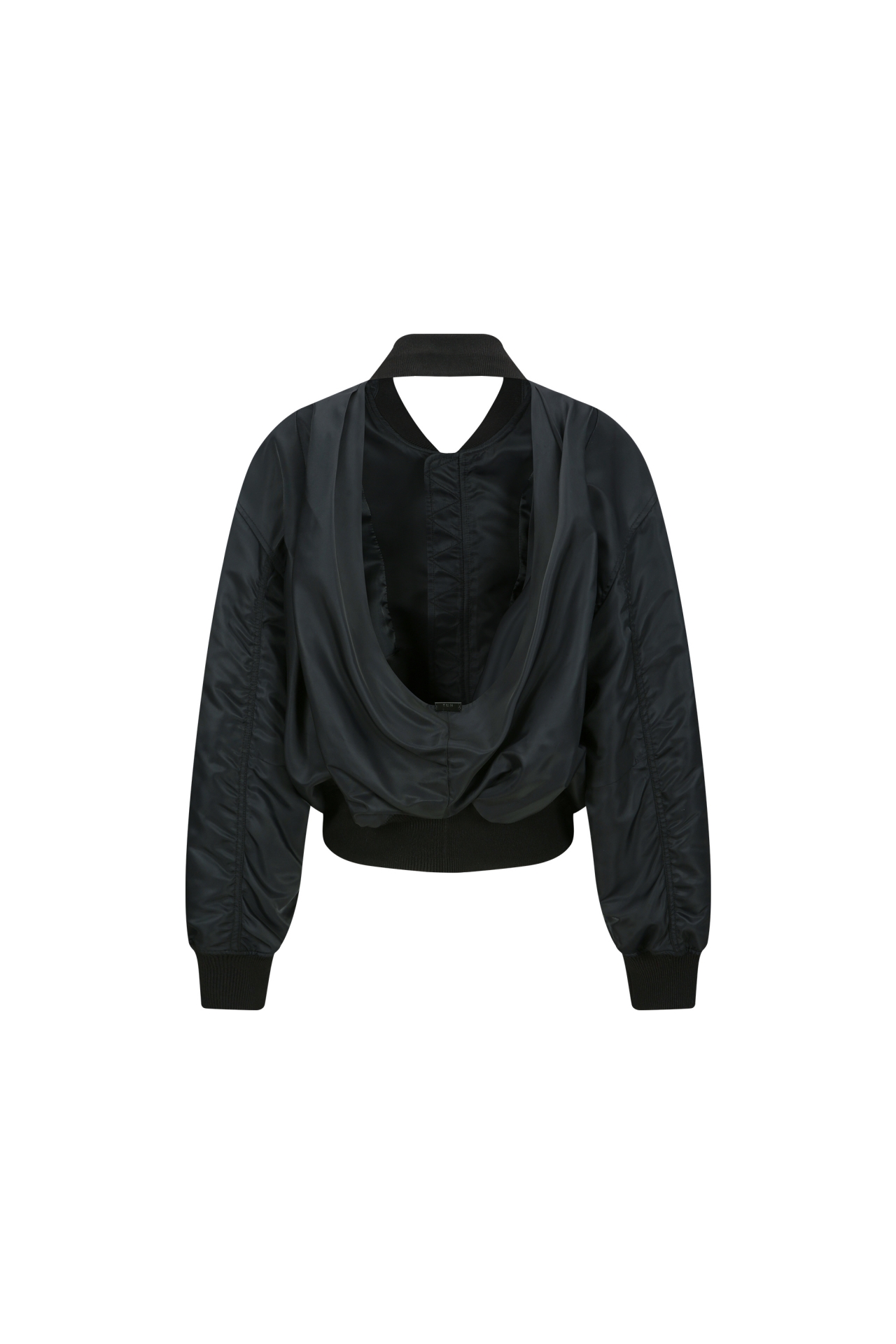 BACKLESS BOMBER JACKET (F26OT0041BK)