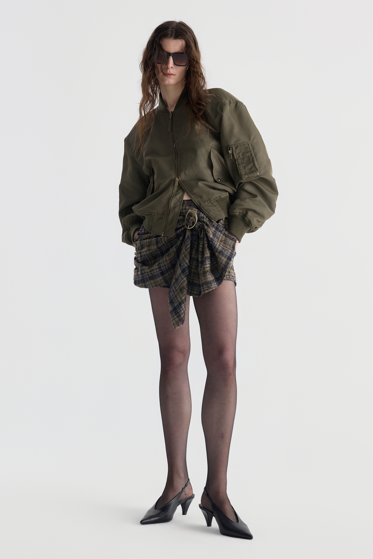 BACKLESS BOMBER JACKET (F26OT0041KK)
