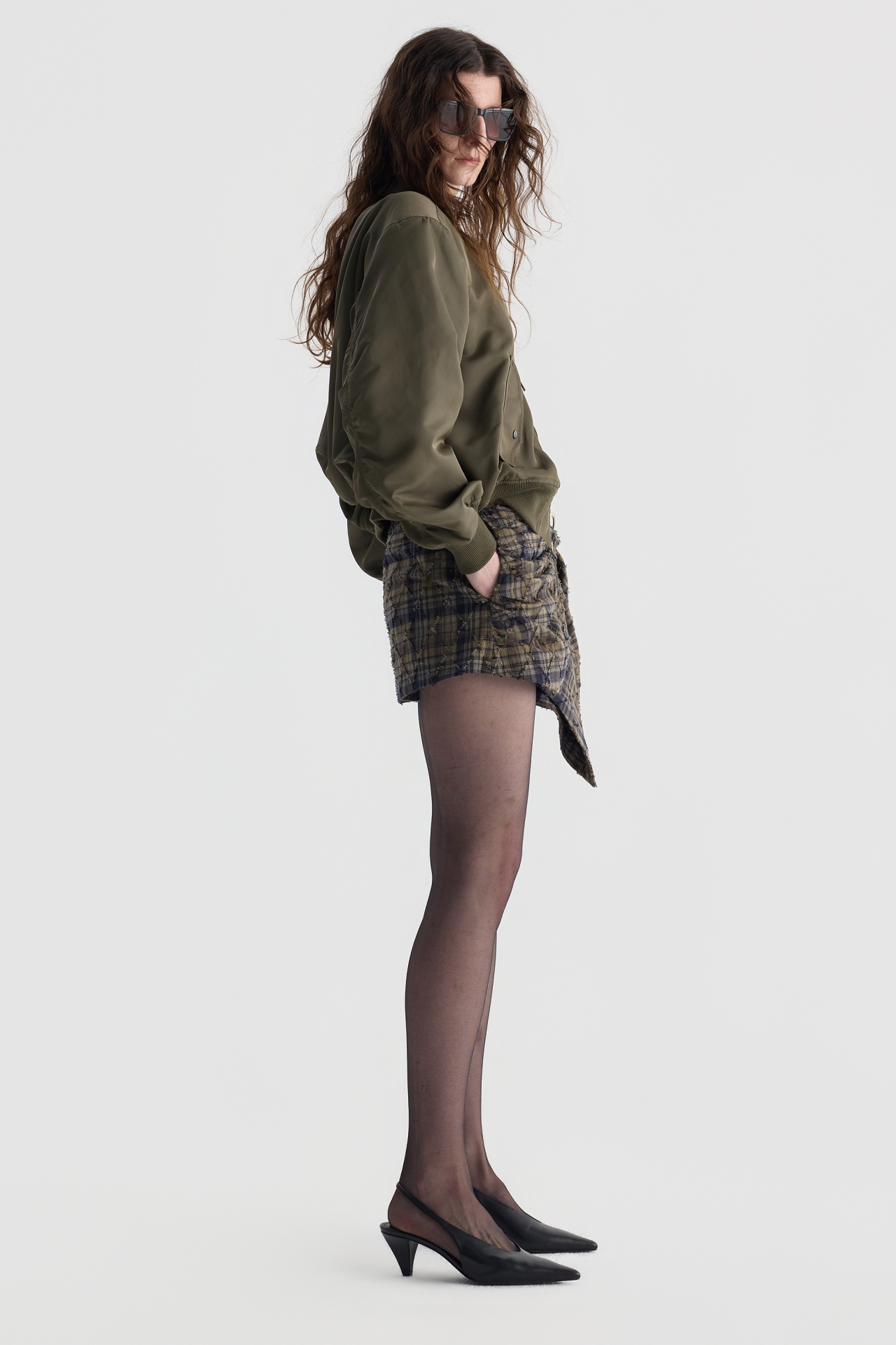 BACKLESS BOMBER JACKET (F26OT0041KK)