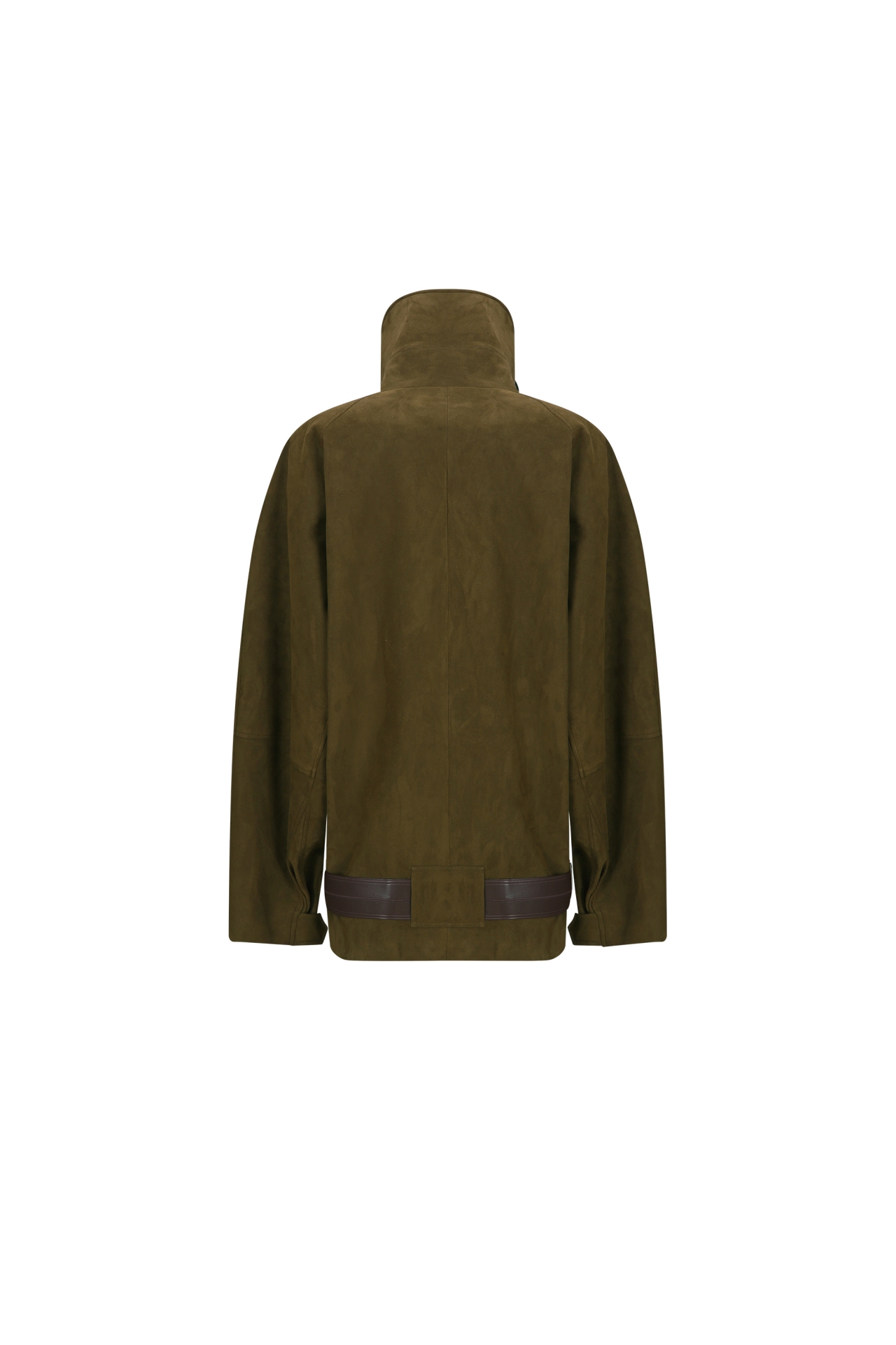 FUNNEL NECK SUEDE JACKET (F26OT0051KK)