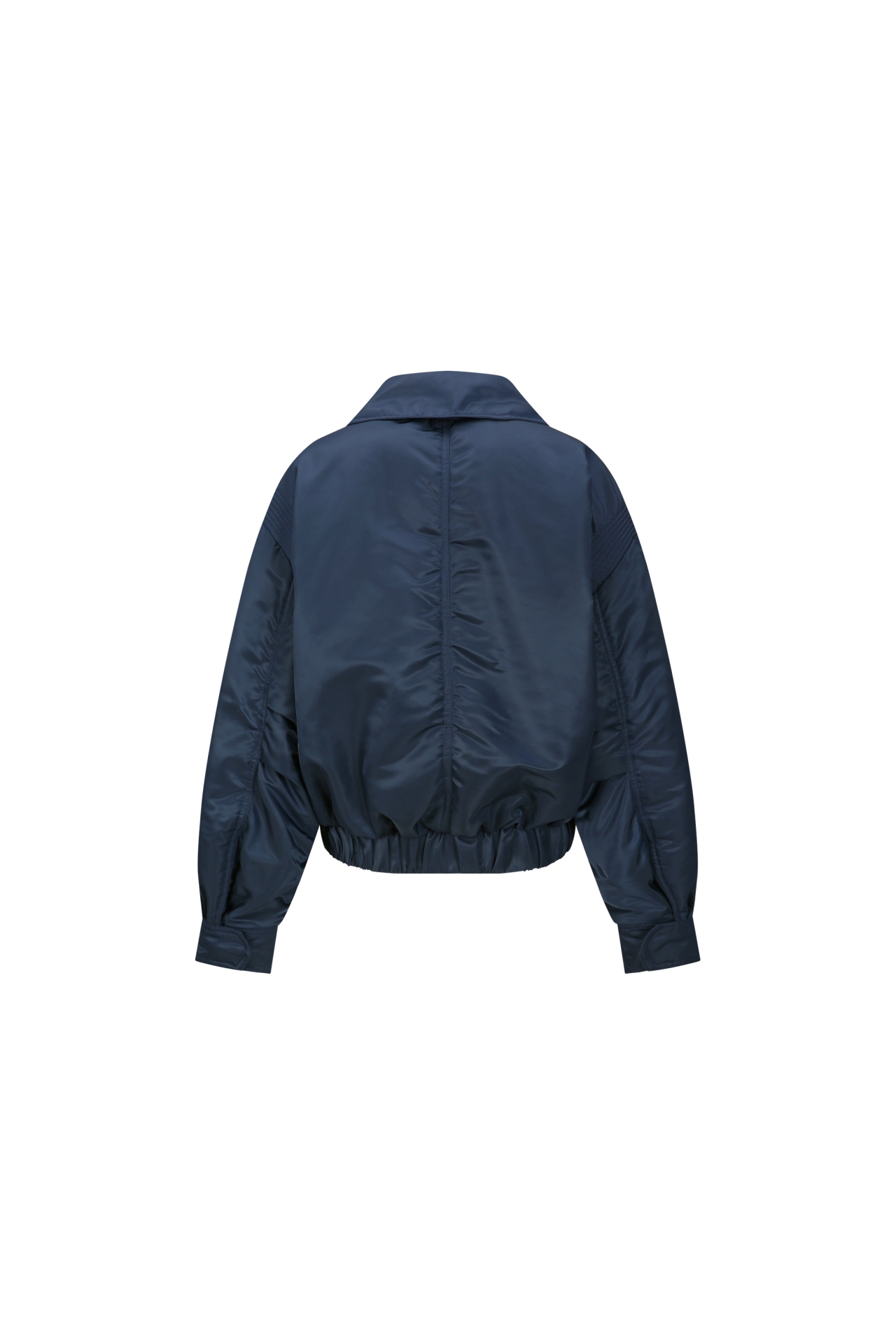 SCARF-DETAIL BOMBER JACKET (F26OT0071NV)