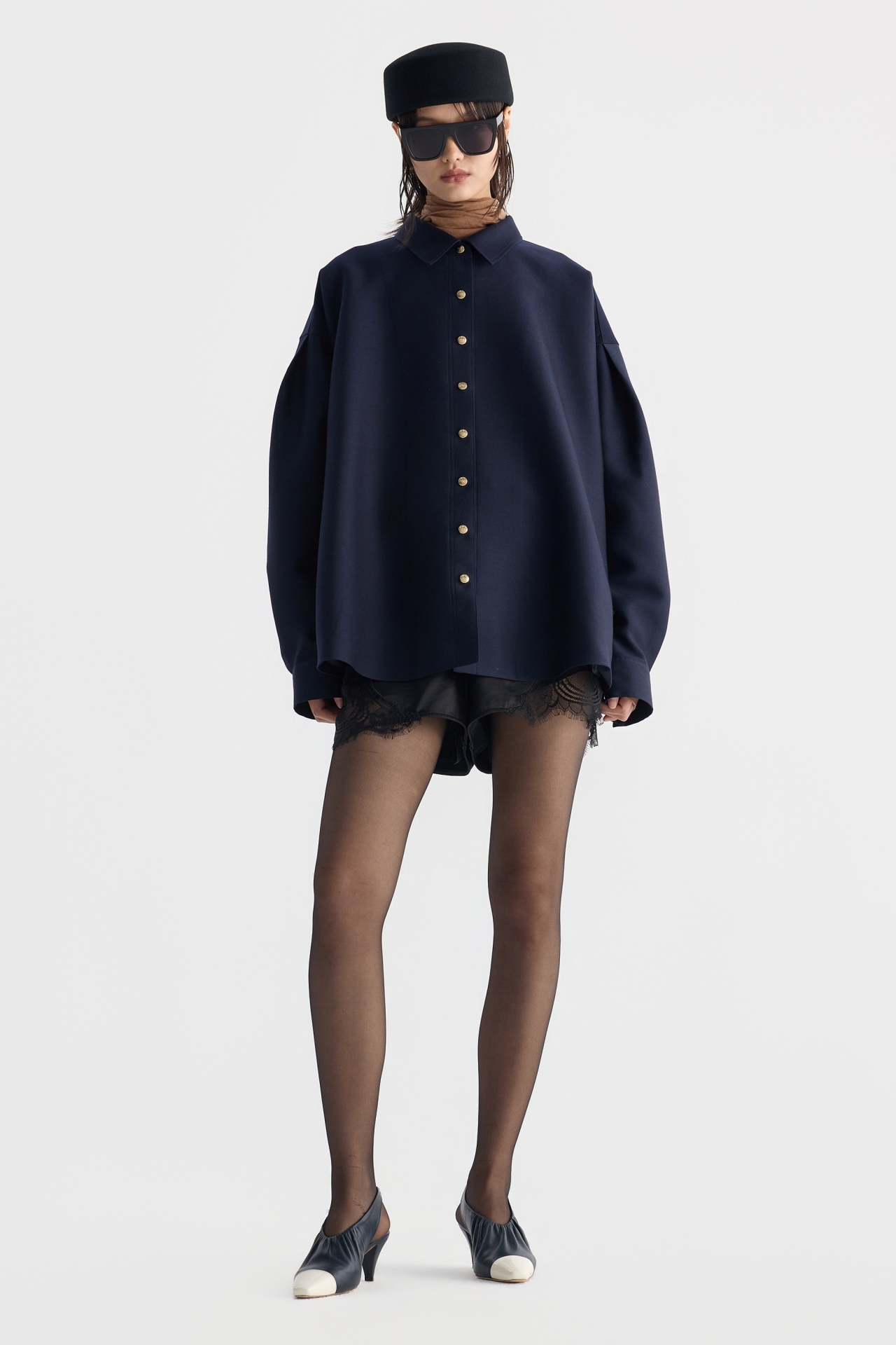 OVERSIZED BELTED JACKET (F26OT0081NV)