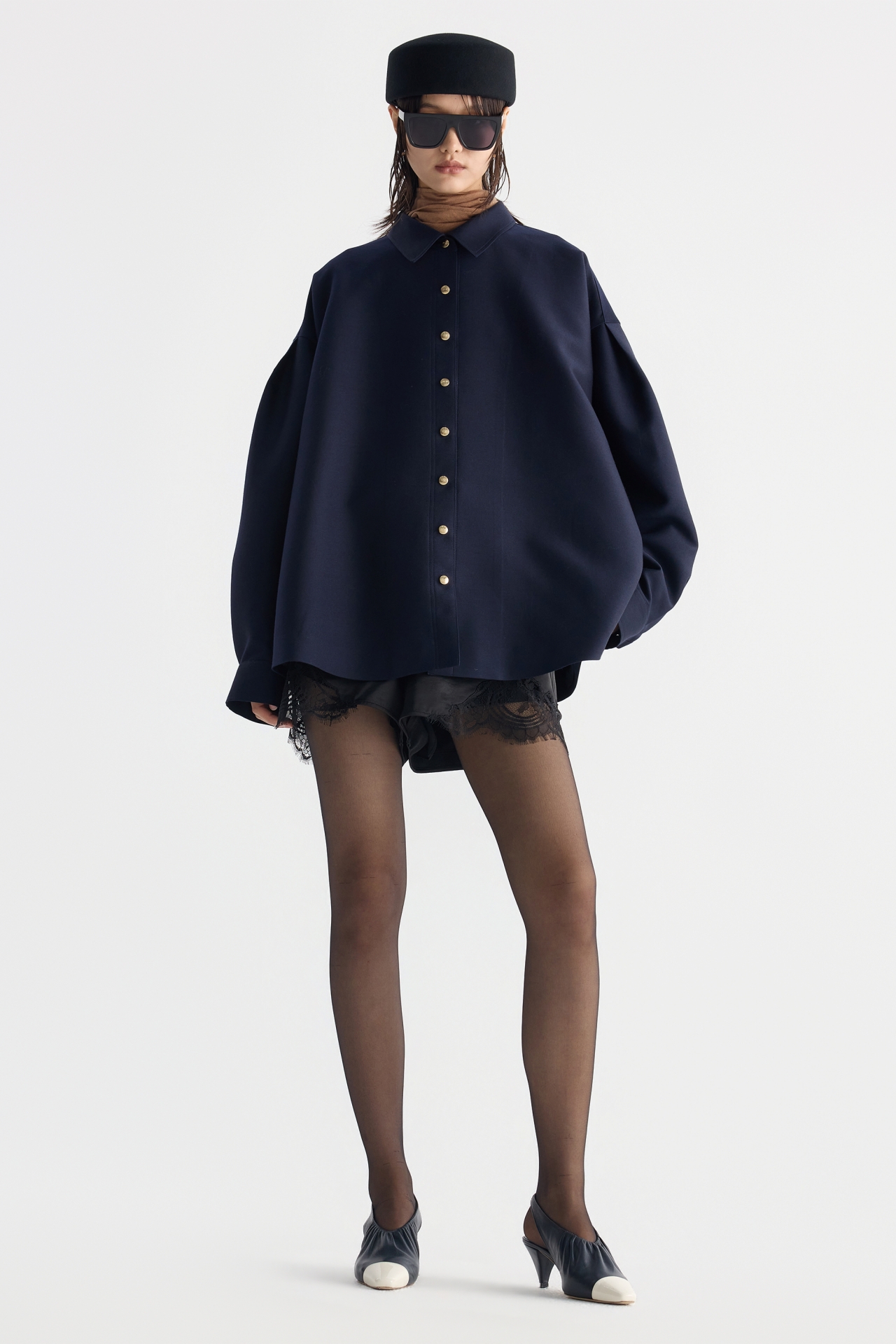 OVERSIZED BELTED JACKET (F26OT0081NV)