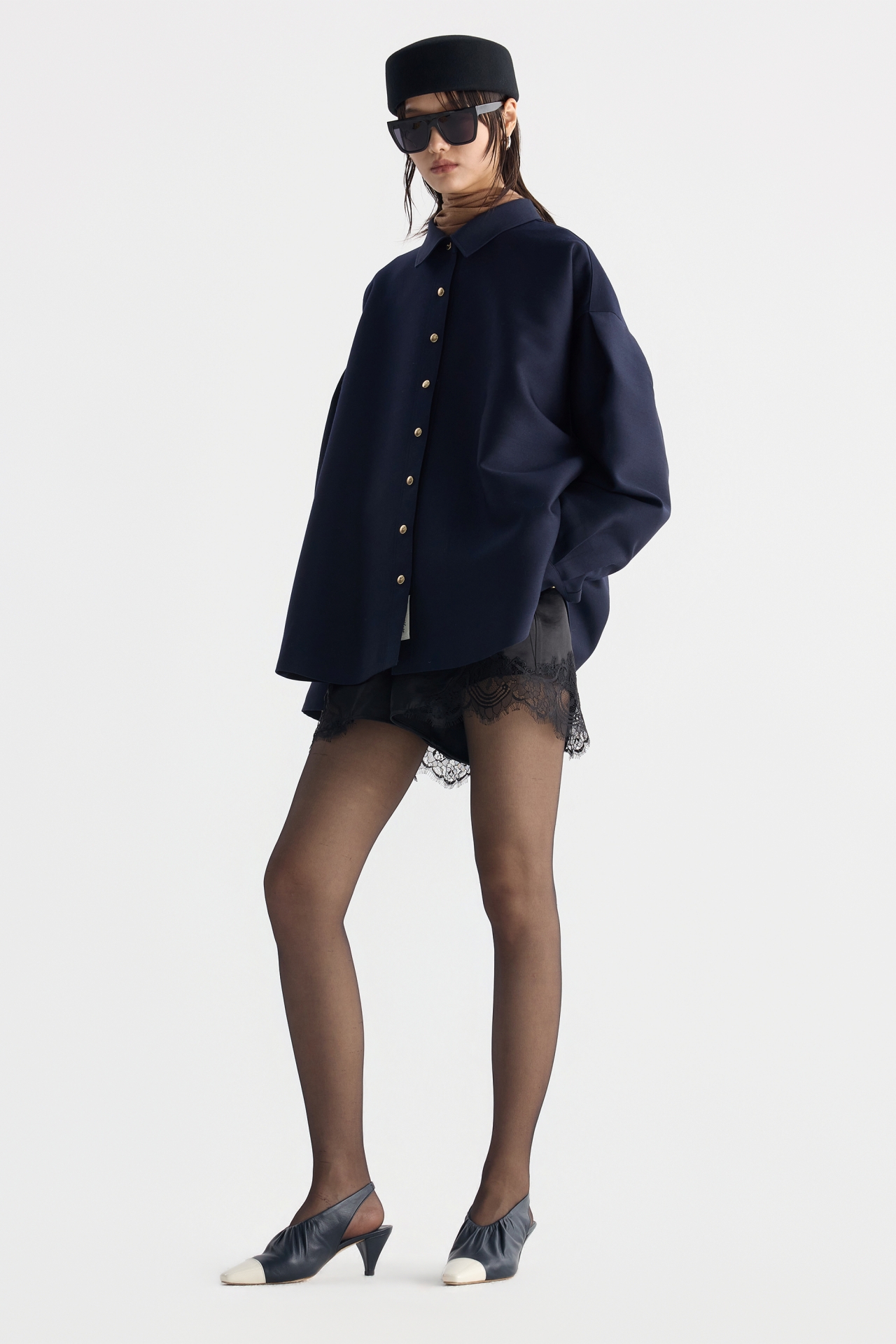 OVERSIZED BELTED JACKET (F26OT0081NV)