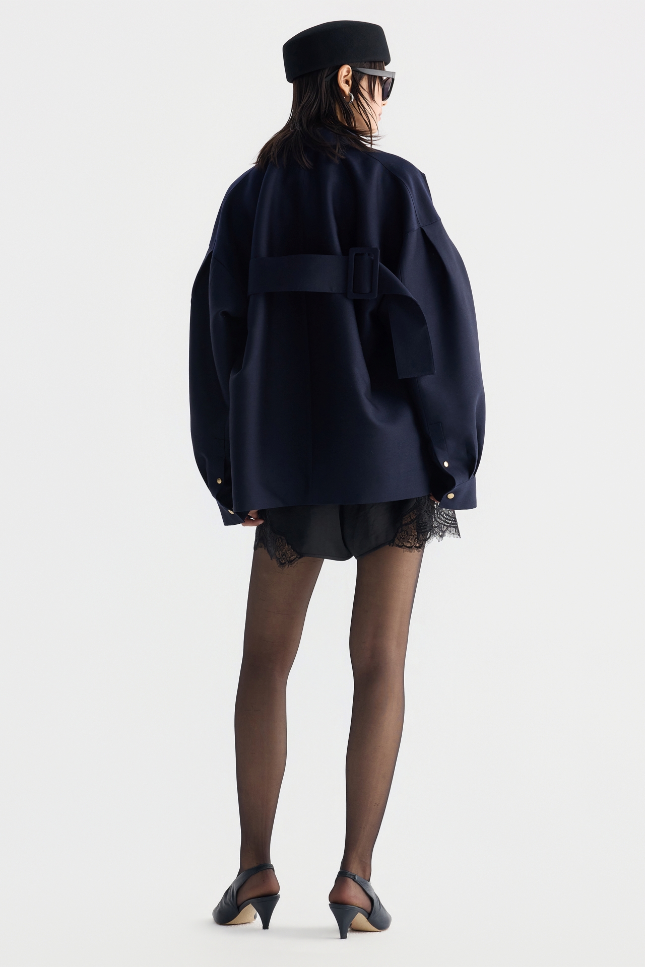 OVERSIZED BELTED JACKET (F26OT0081NV)