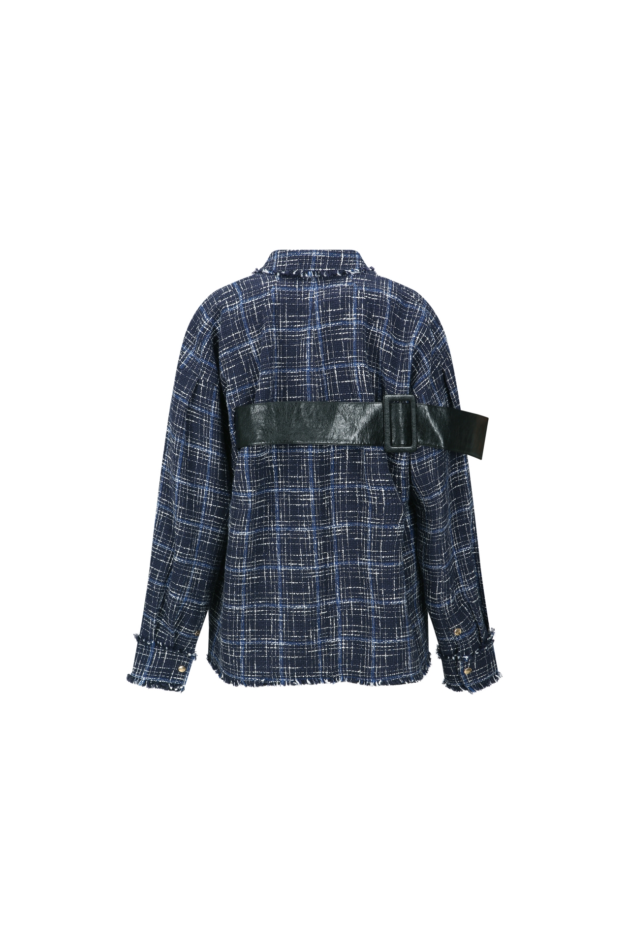 OVERSIZED BELTED JACKET (F26OT0082BL)