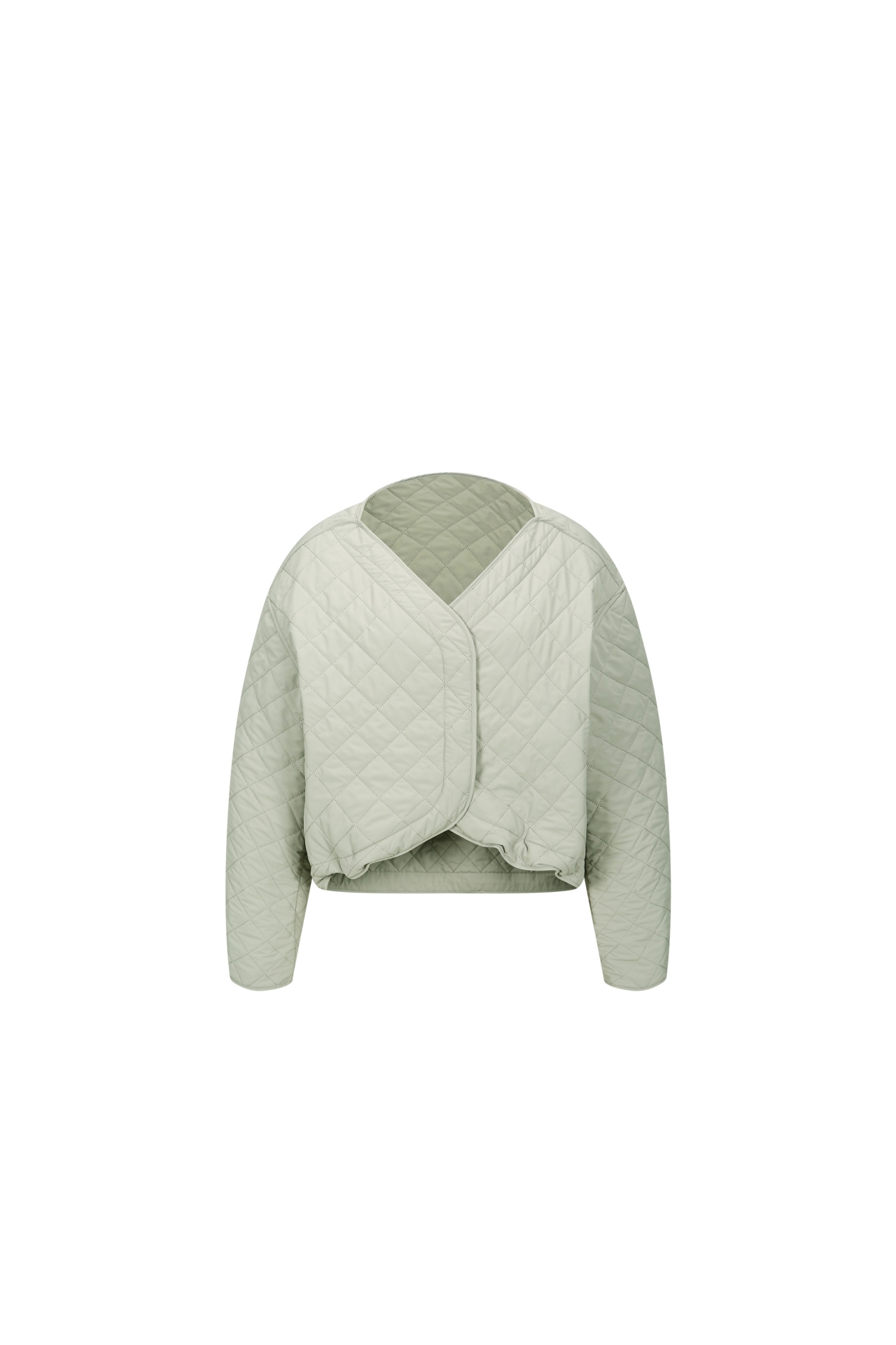 DETACHABLE FUNNEL NECK QUILTED JACKET (F26OT0091KK)
