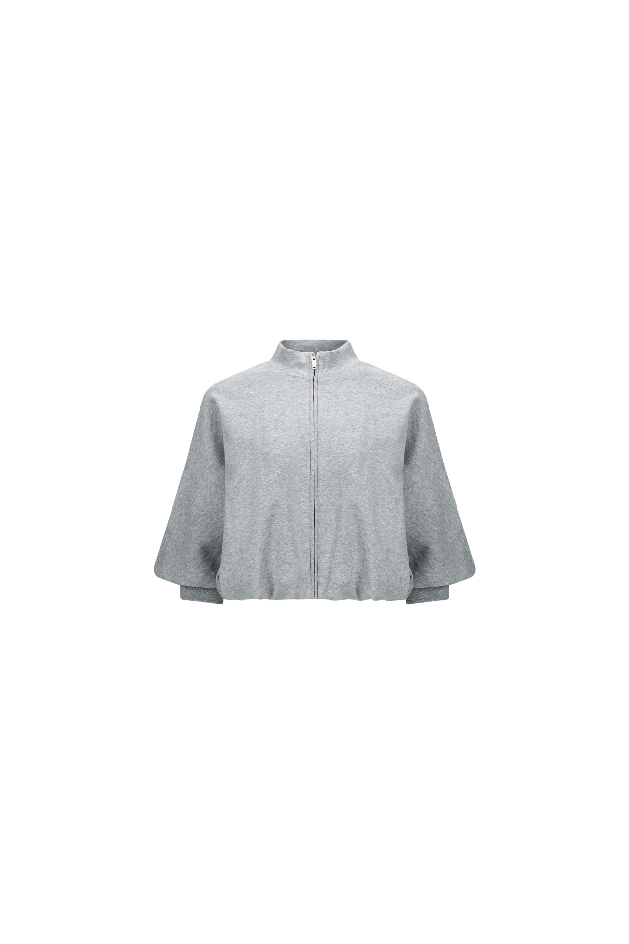 CROPPED ZIP SWEATSHIRT (F26OT0121GY)