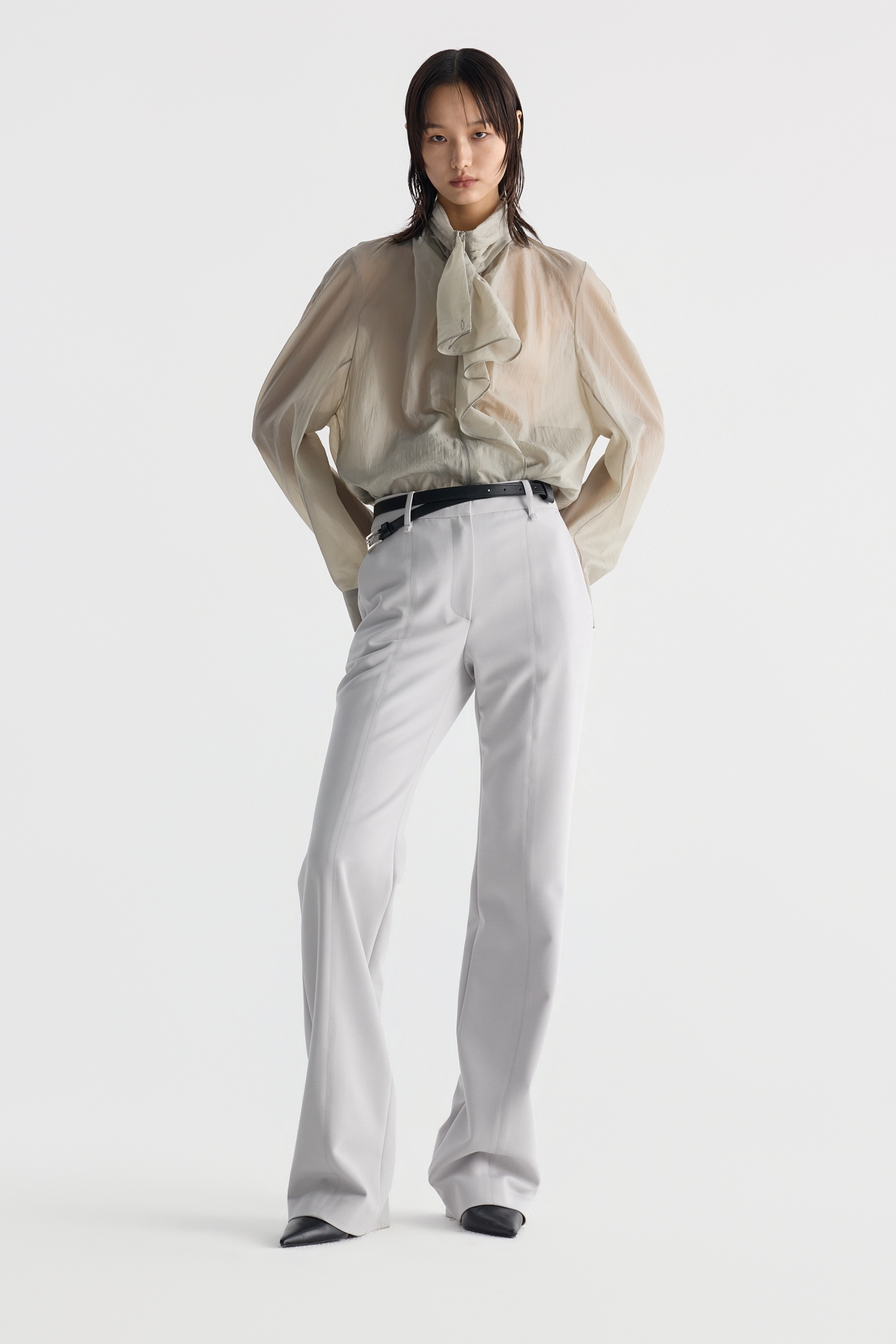 BELTED PANTS (F26PT5071GY)