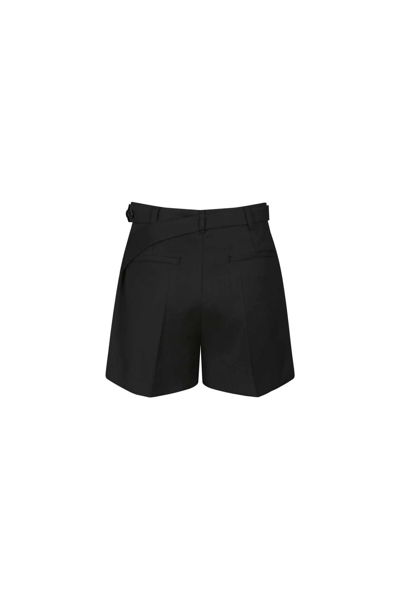 BELT DETAIL SHORTS (F26PT5172BK)