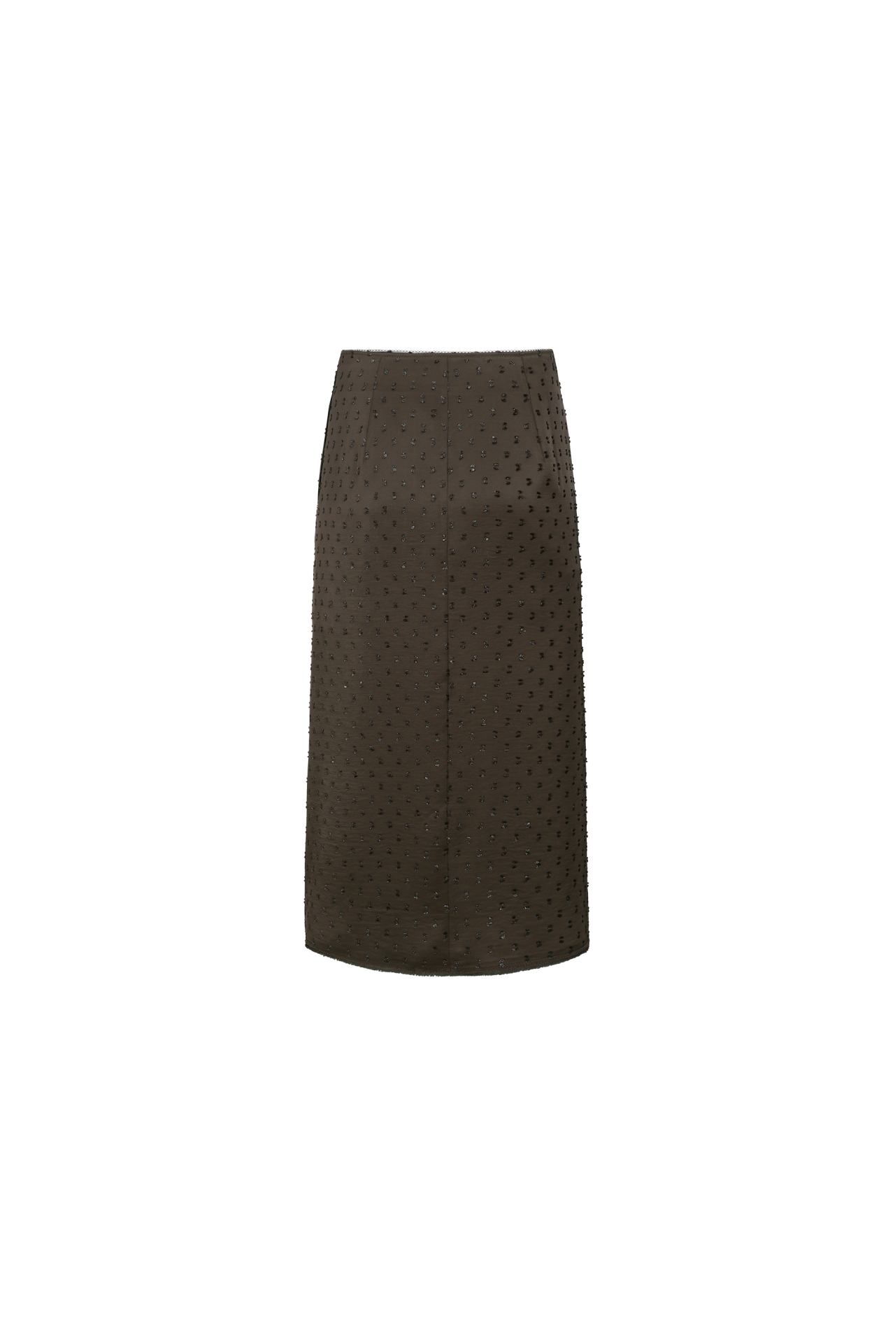 SIDE RUFFLE SKIRT (F26SK6031BR)