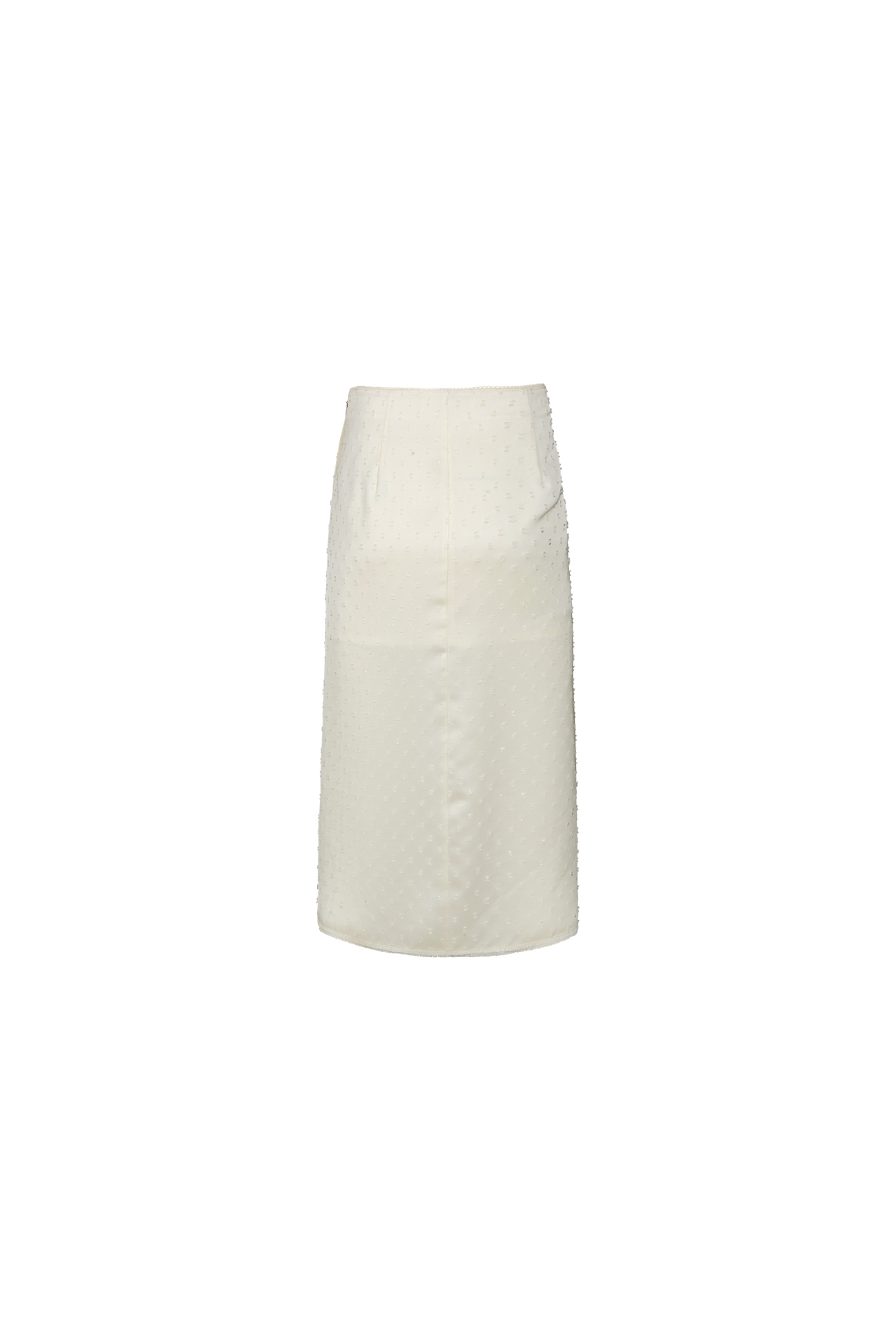 SIDE RUFFLE SKIRT (F26SK6031IV)