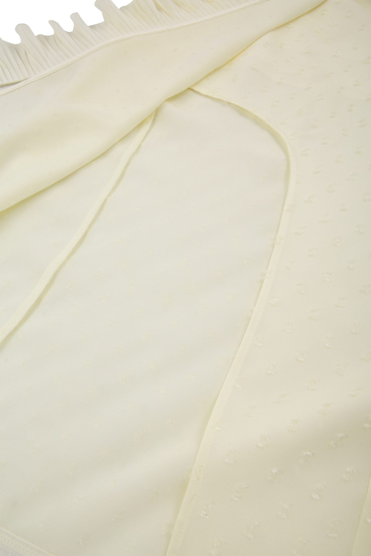 SIDE RUFFLE SKIRT (F26SK6031IV)