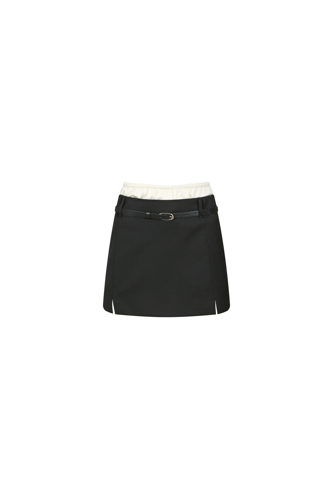PATCHWORK MINI SKIRT (F26SK6041BK)